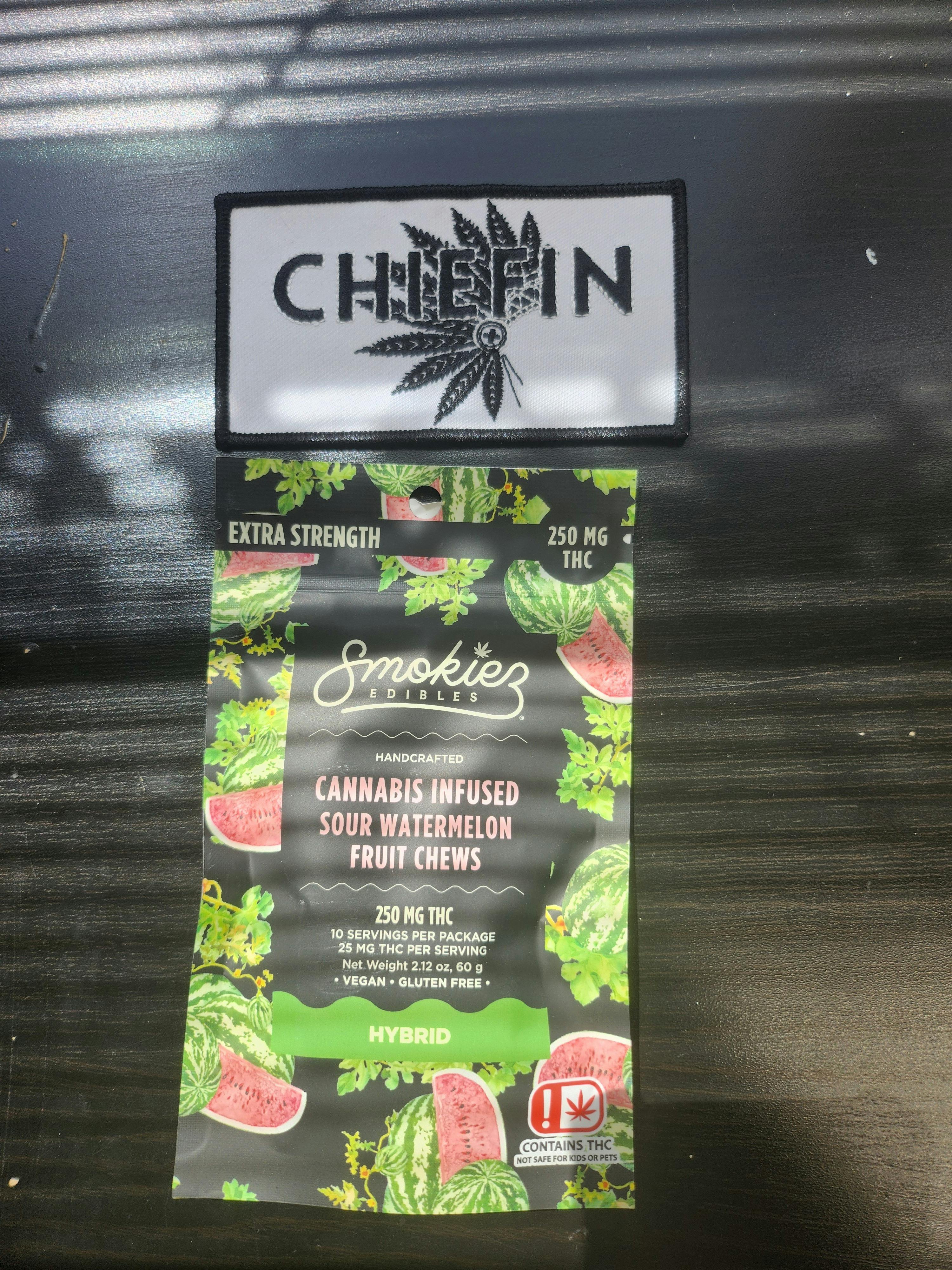 Sour Watermelon Gummies | 250mg | 10ct | 25mg/ea