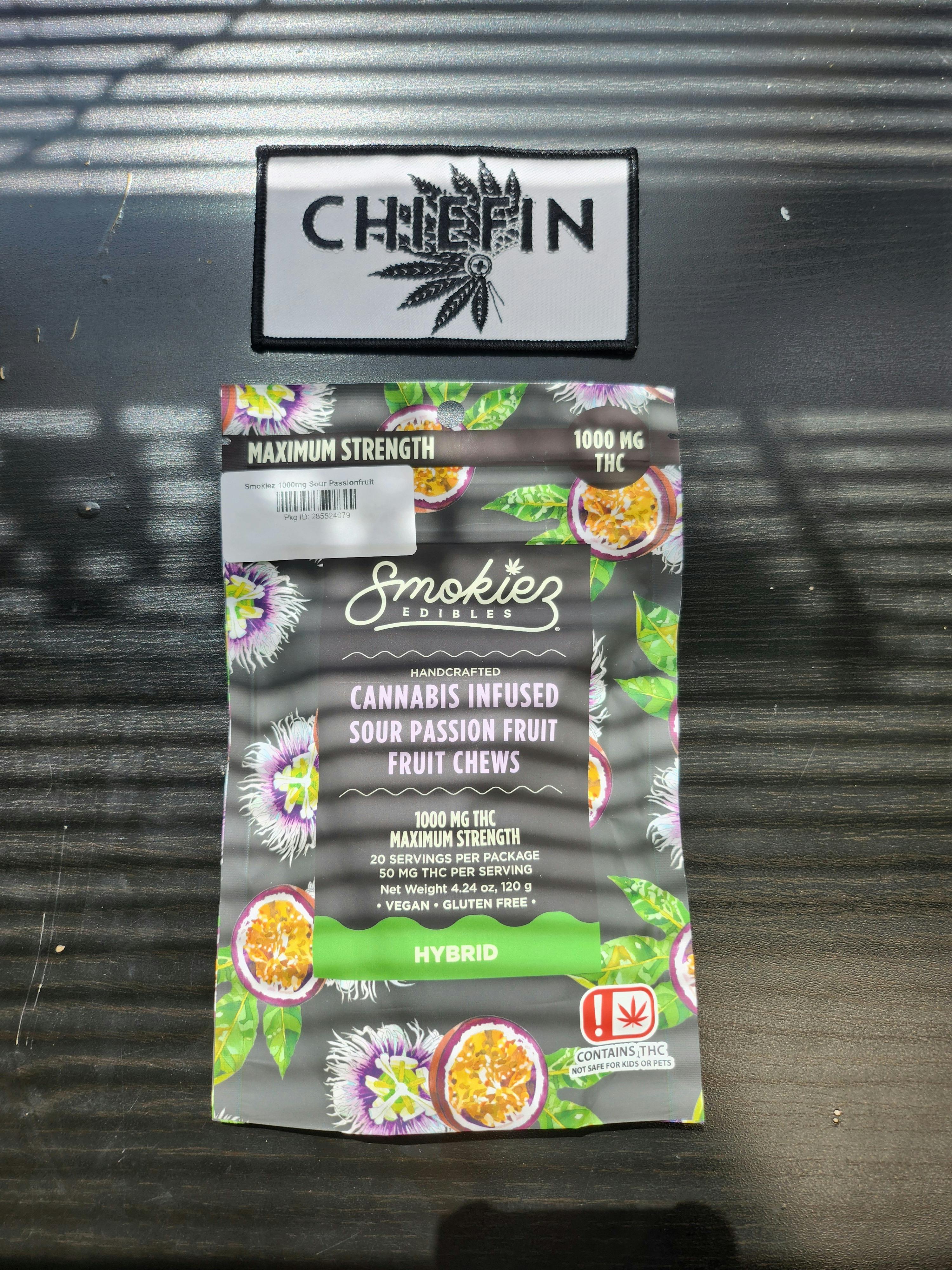 Sour Passionfruit Gummies | 1000mg | 20ct | 50mg/ea