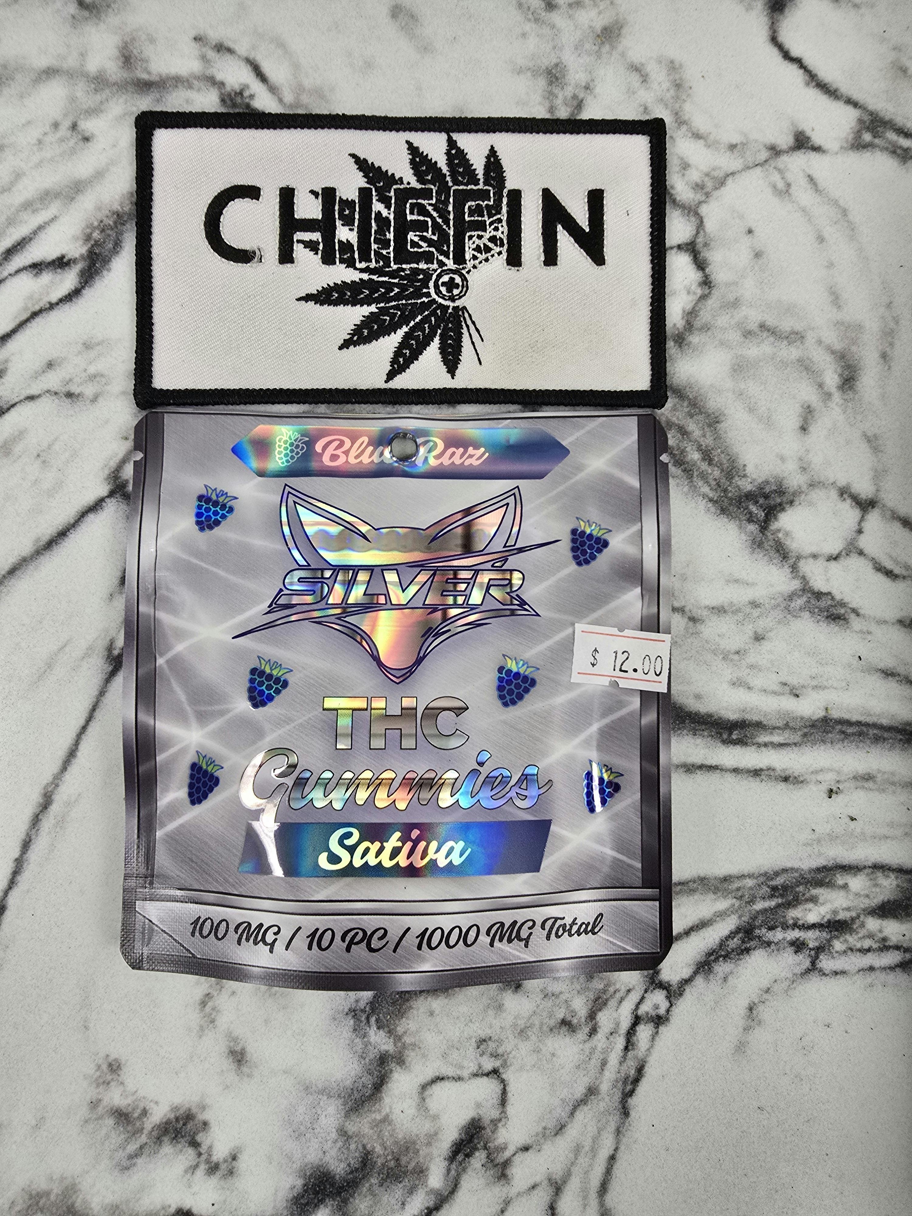 Silver Fox | Gummy Pack Blue Raz | 1000mg | 10 CT