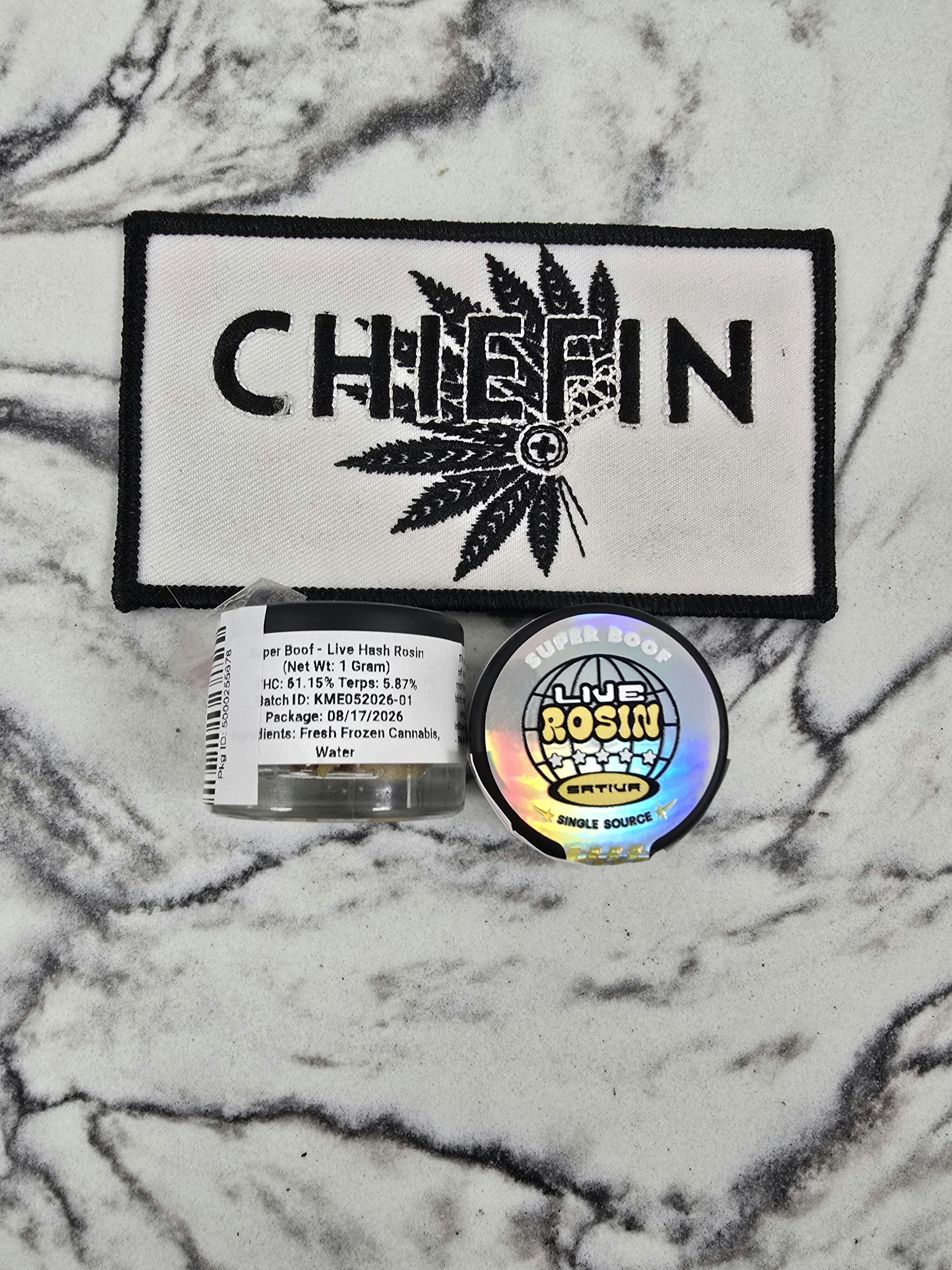 Super Boof - Live Hash Rosin - 1g