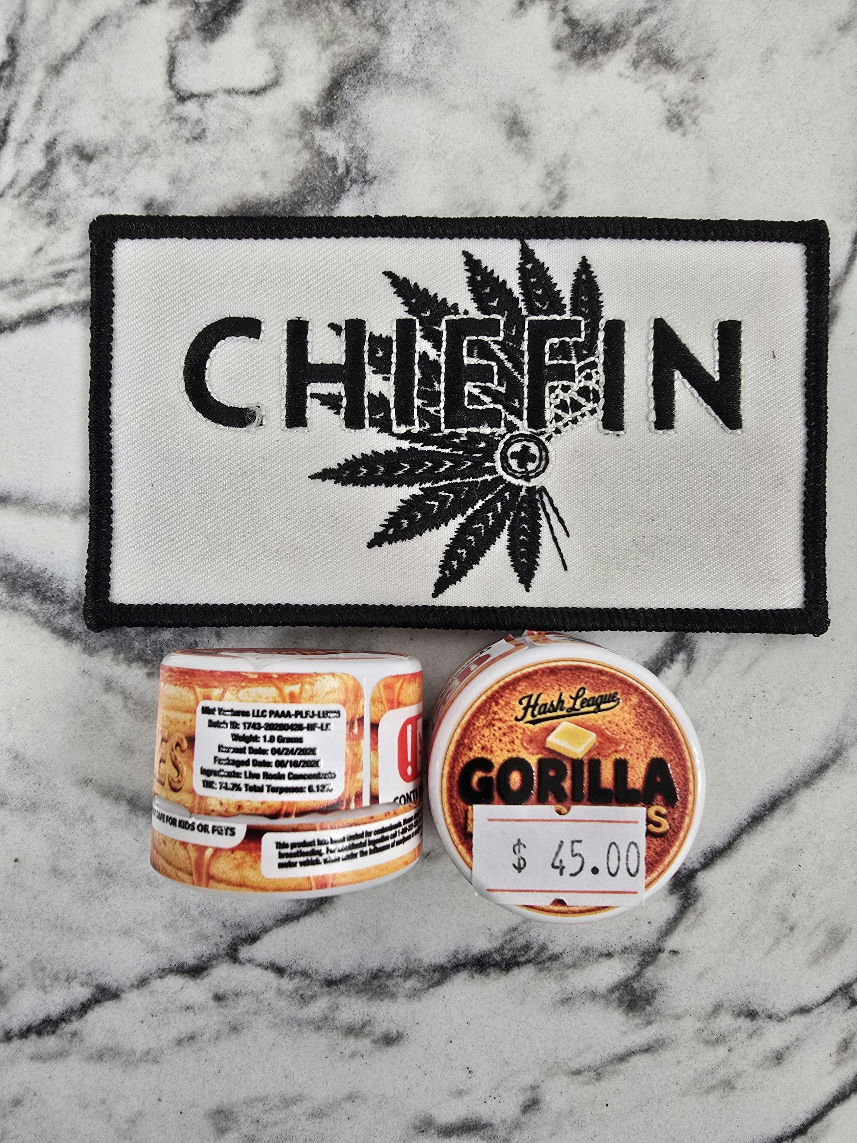 Hash League - Live Rosin - Gorilla Pancakes - 1g