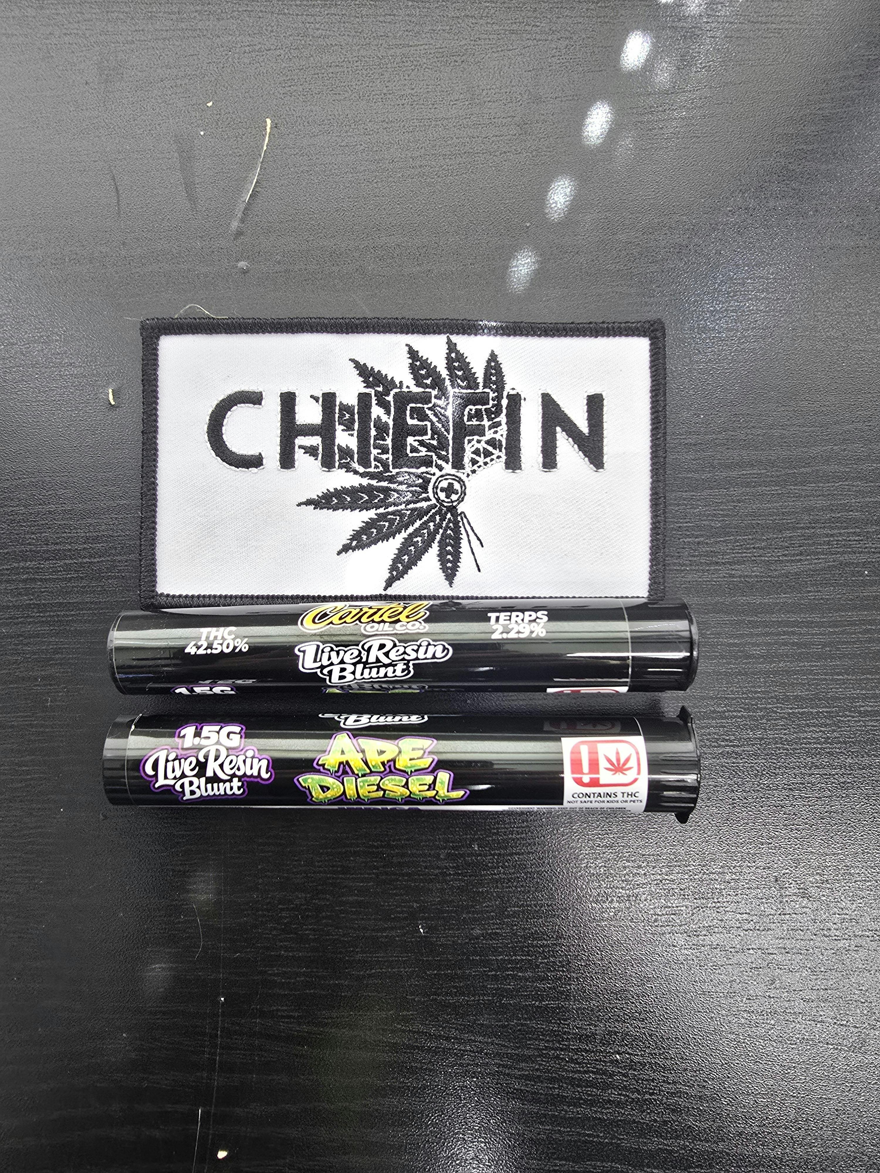 Cartel Oil Co | Live Resin Blunt Cone | Indica | Ape Diesel | 1.5g