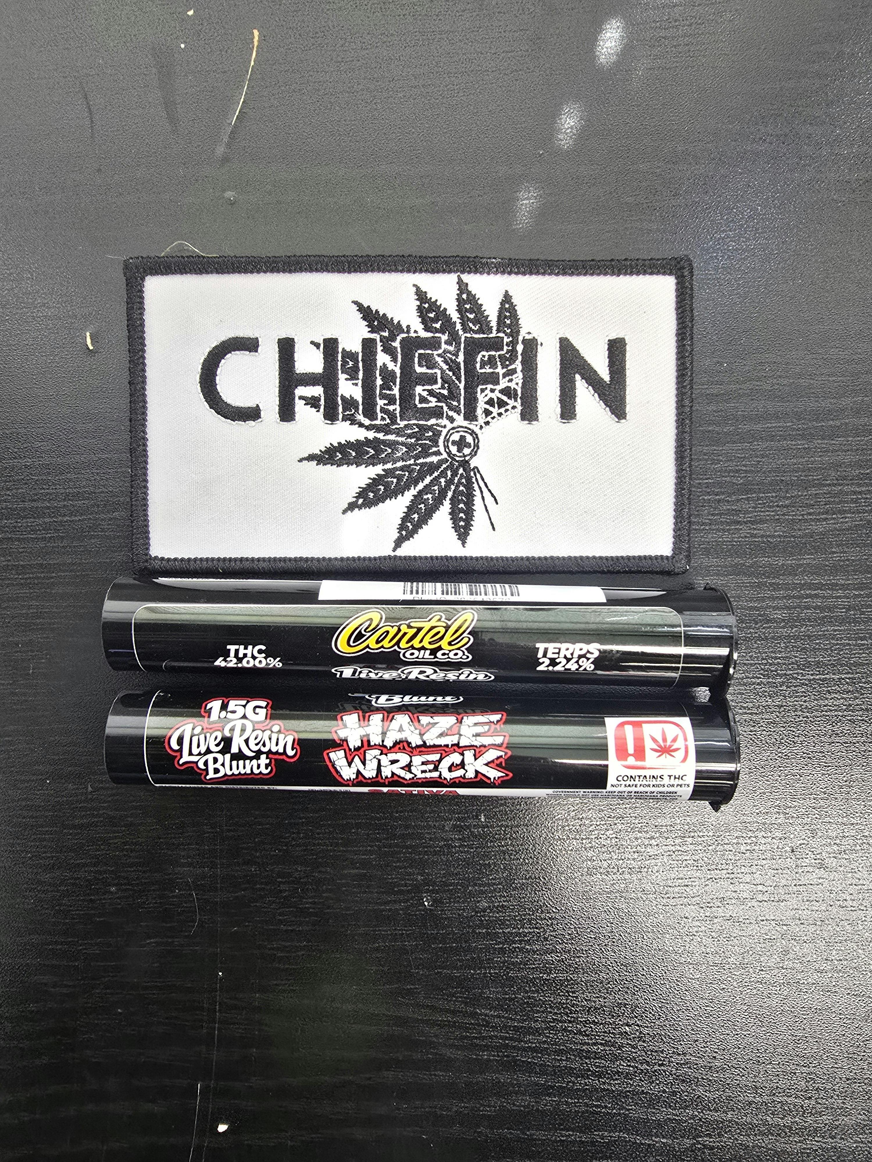 Cartel Oil Co | Live Resin Blunt Cone | Sativa | Haze Wreck | 1.5g