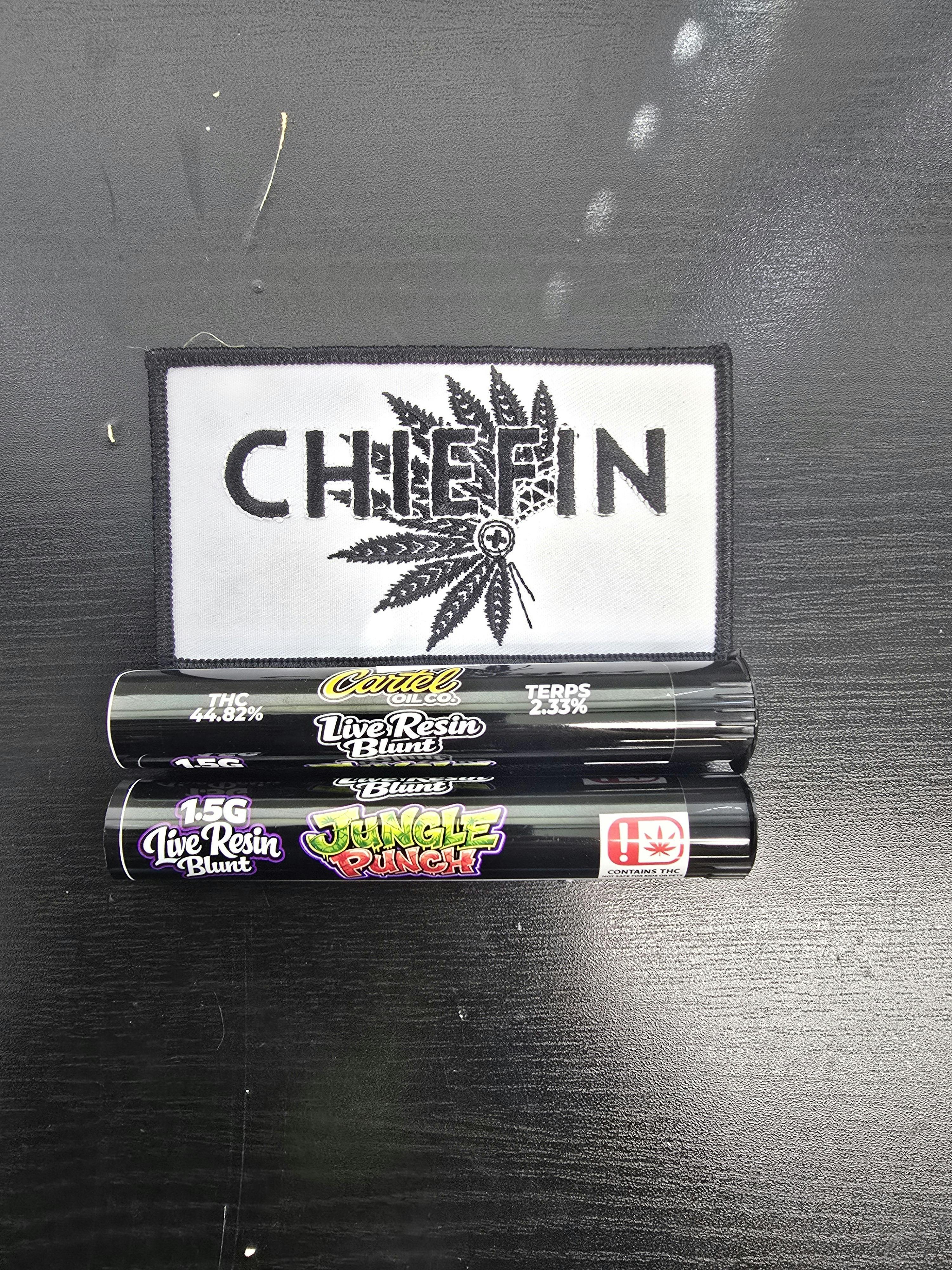 Cartel Oil Co | Live Resin Blunt Cone | Indica | Jungle Punch | 1.5g