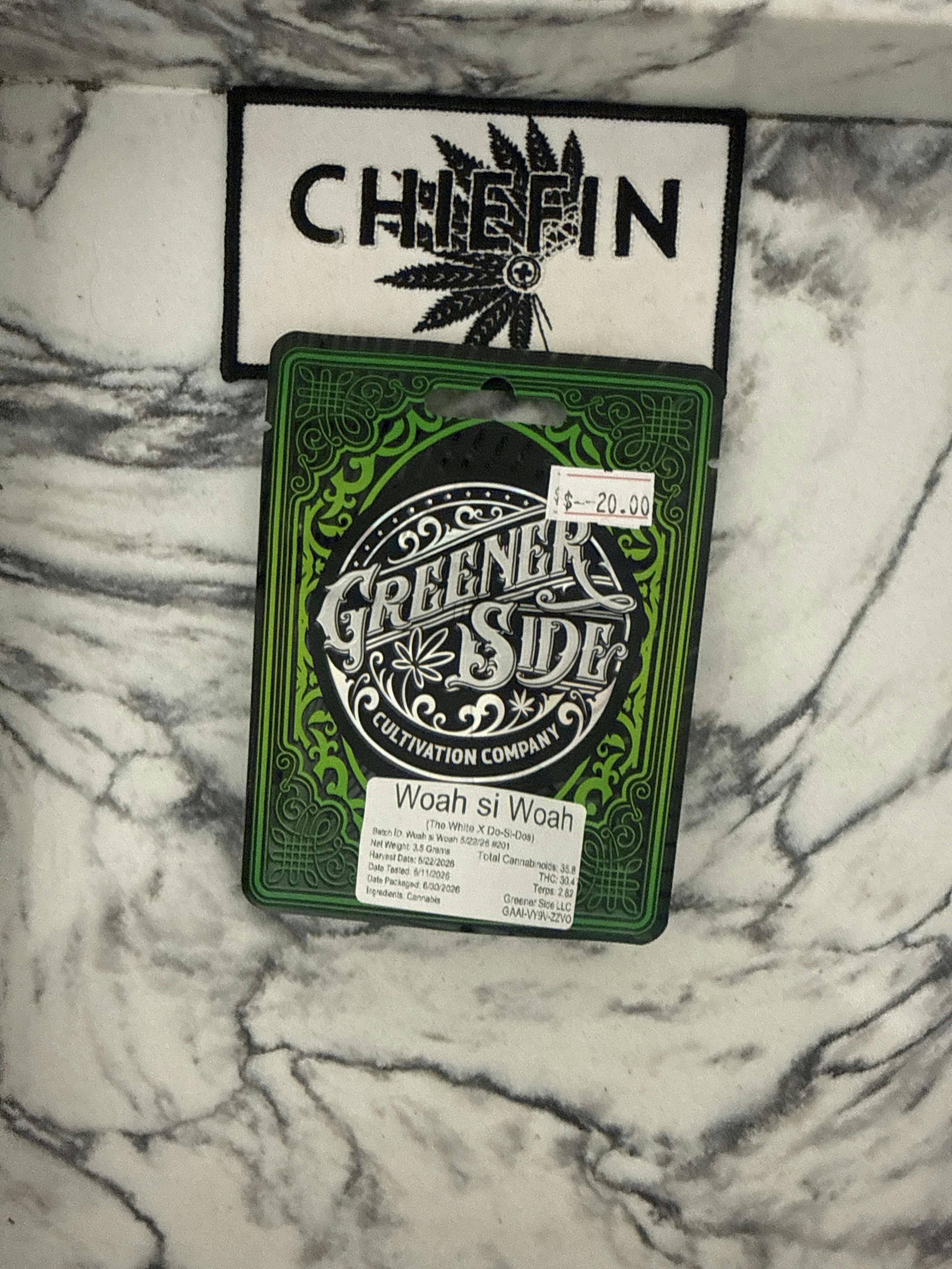 Greener Side Bigs Woah Si Woah (Each) 3.5g