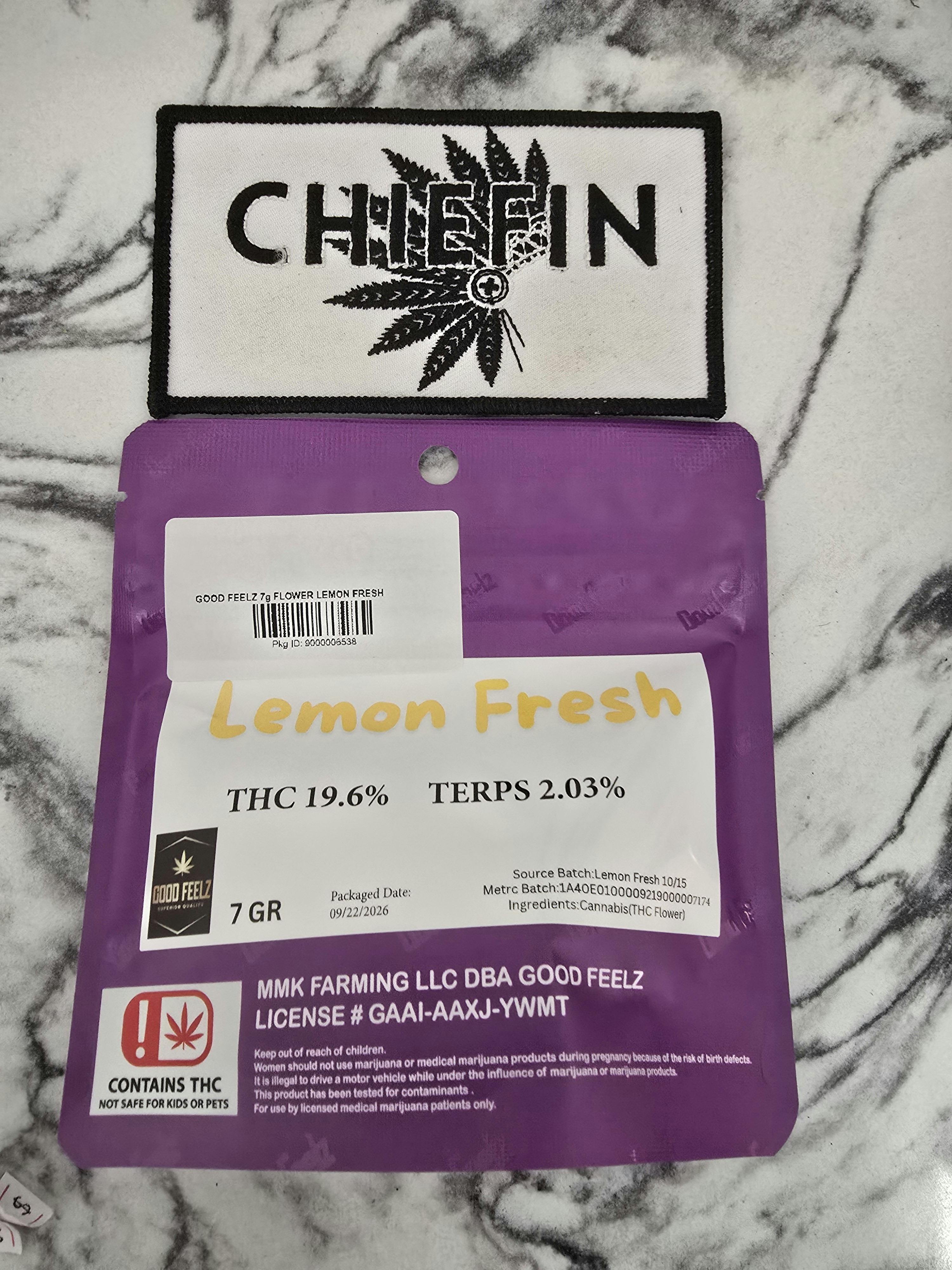 GOOD FEELZ 7g FLOWER LEMON FRESH