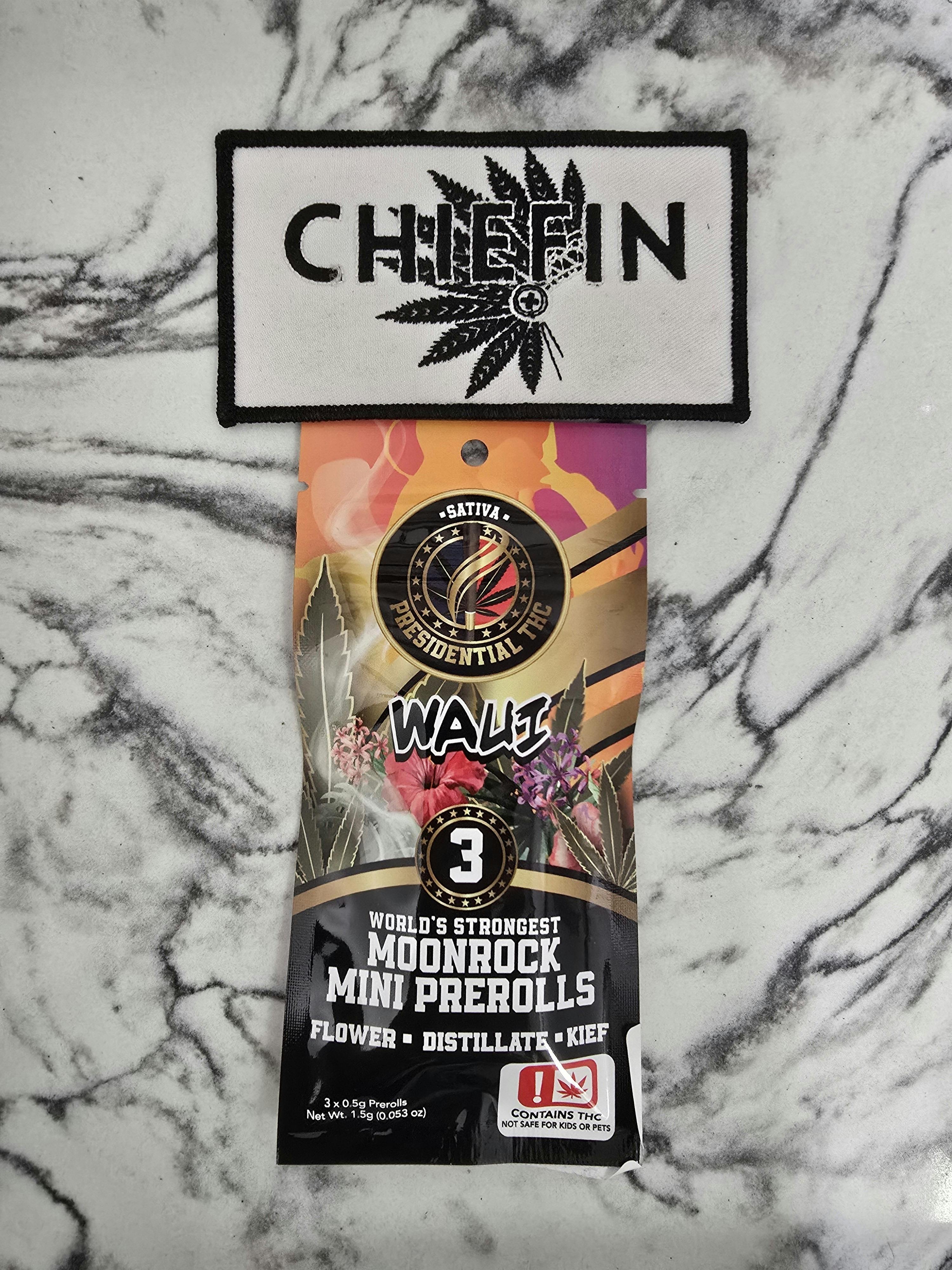 Presidential Moon Rock Mini Prerolls 3pk 1.5g - Waui