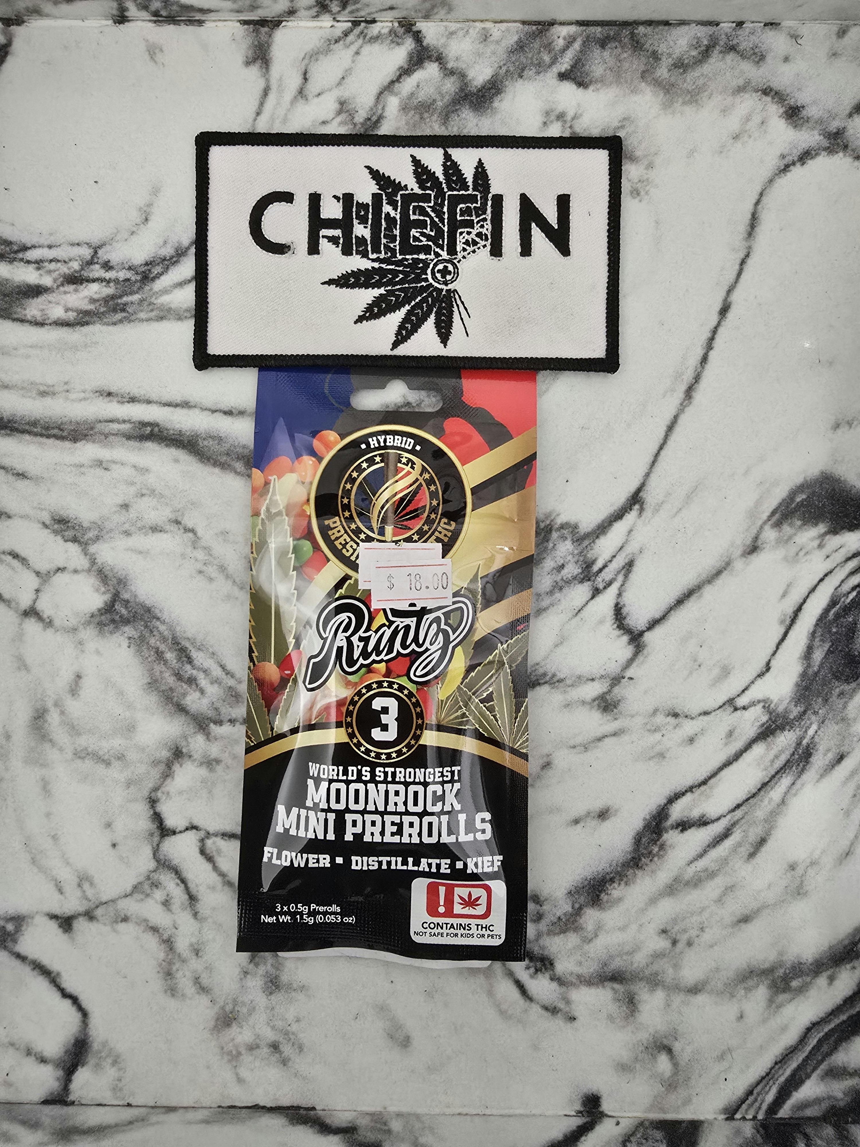 Presidential 3pk Moon Rock Mini Preroll Runtz