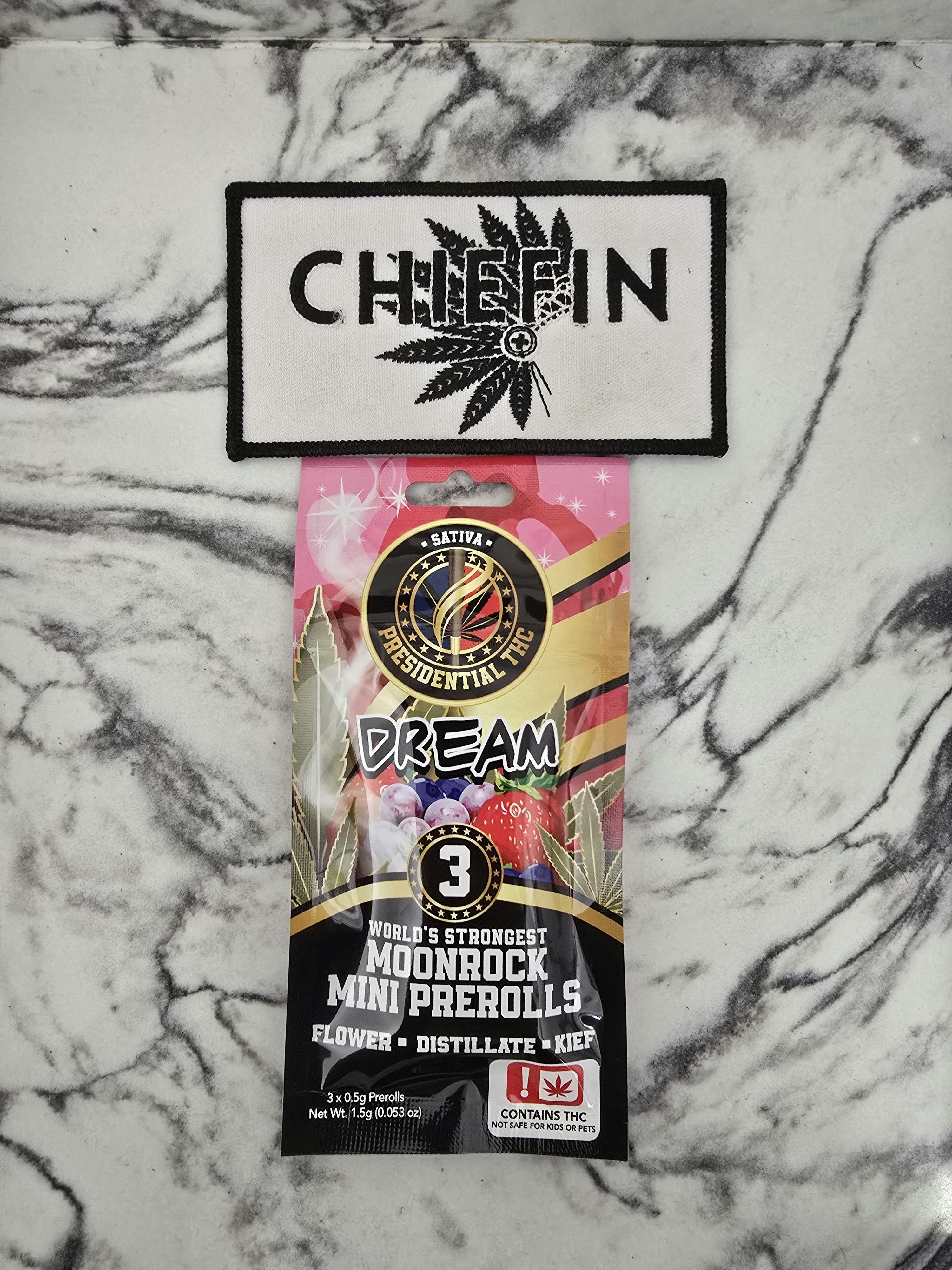 Presidential Moon Rock Mini Preroll Dream 3pk