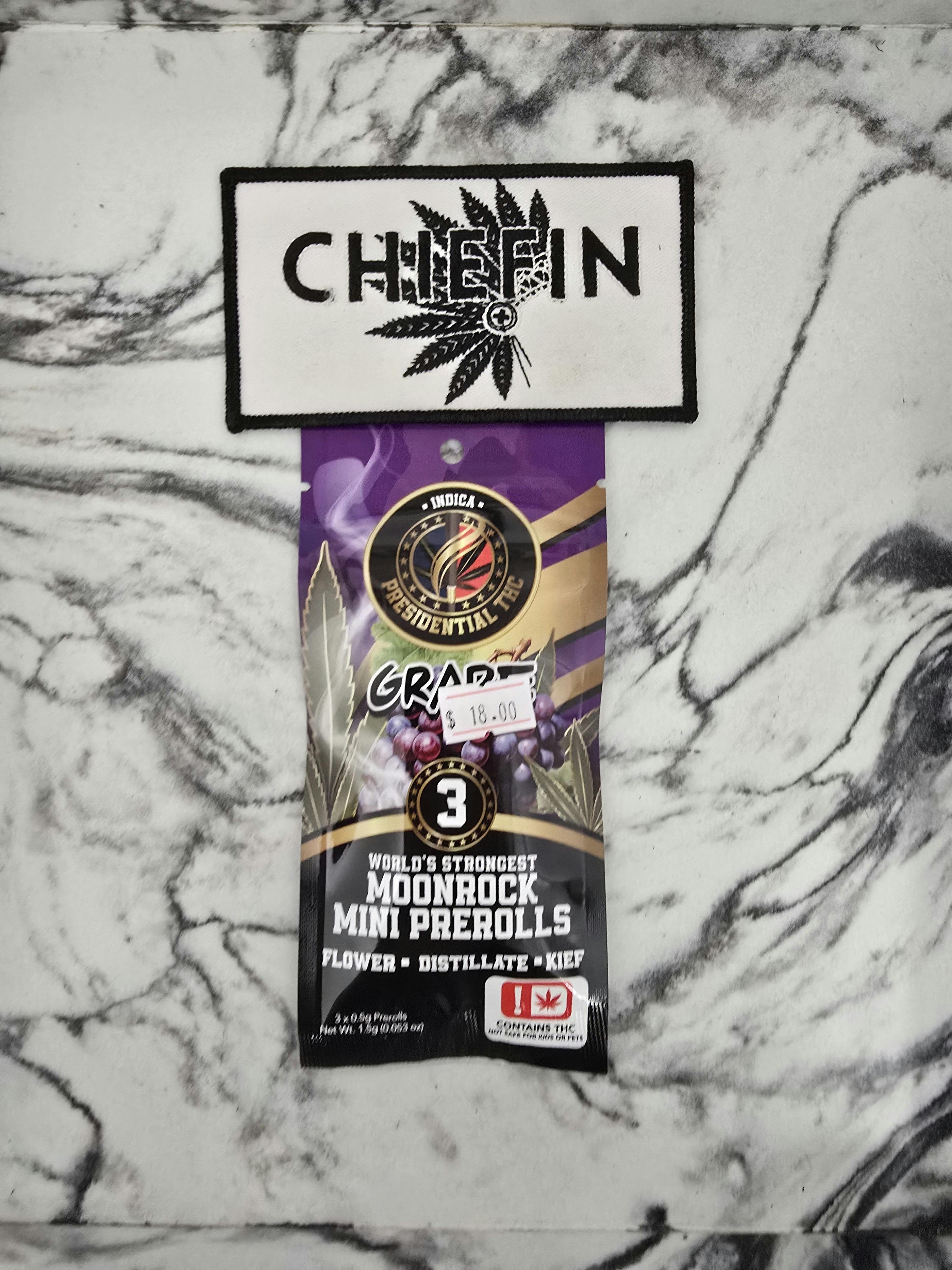 Presidential Moon Rock Mini Preroll Grape