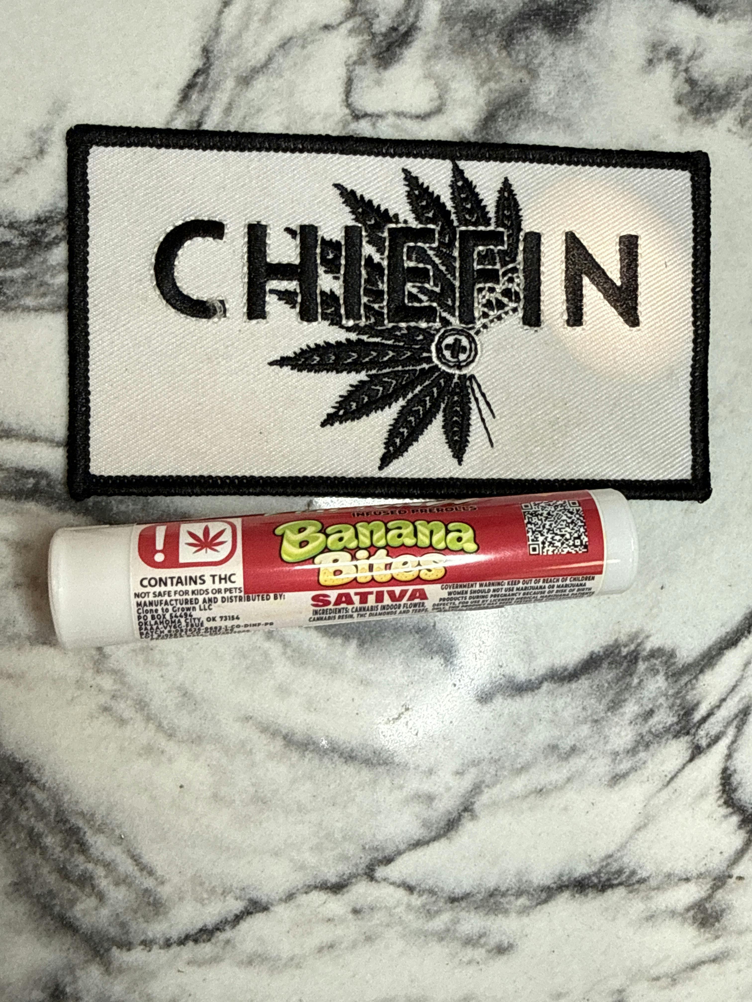 Cartel Oil Co | Diamond Infused Pre-Roll | Sativa | Banana Bites | 1.2g