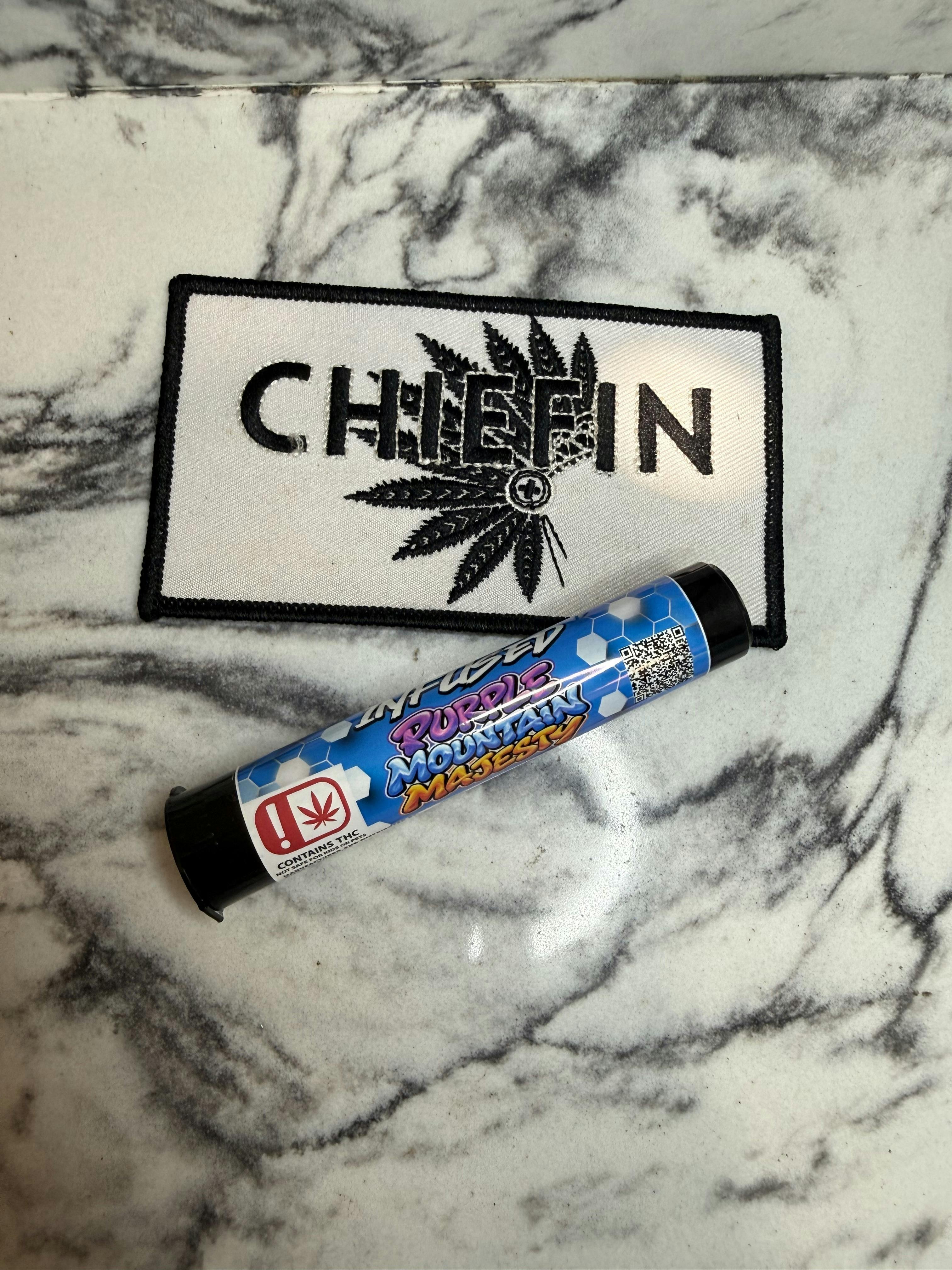 Cartel Oil Co | Infused Pre-Roll | Hybrid | Purple Mountain Majesty | 1.2g
