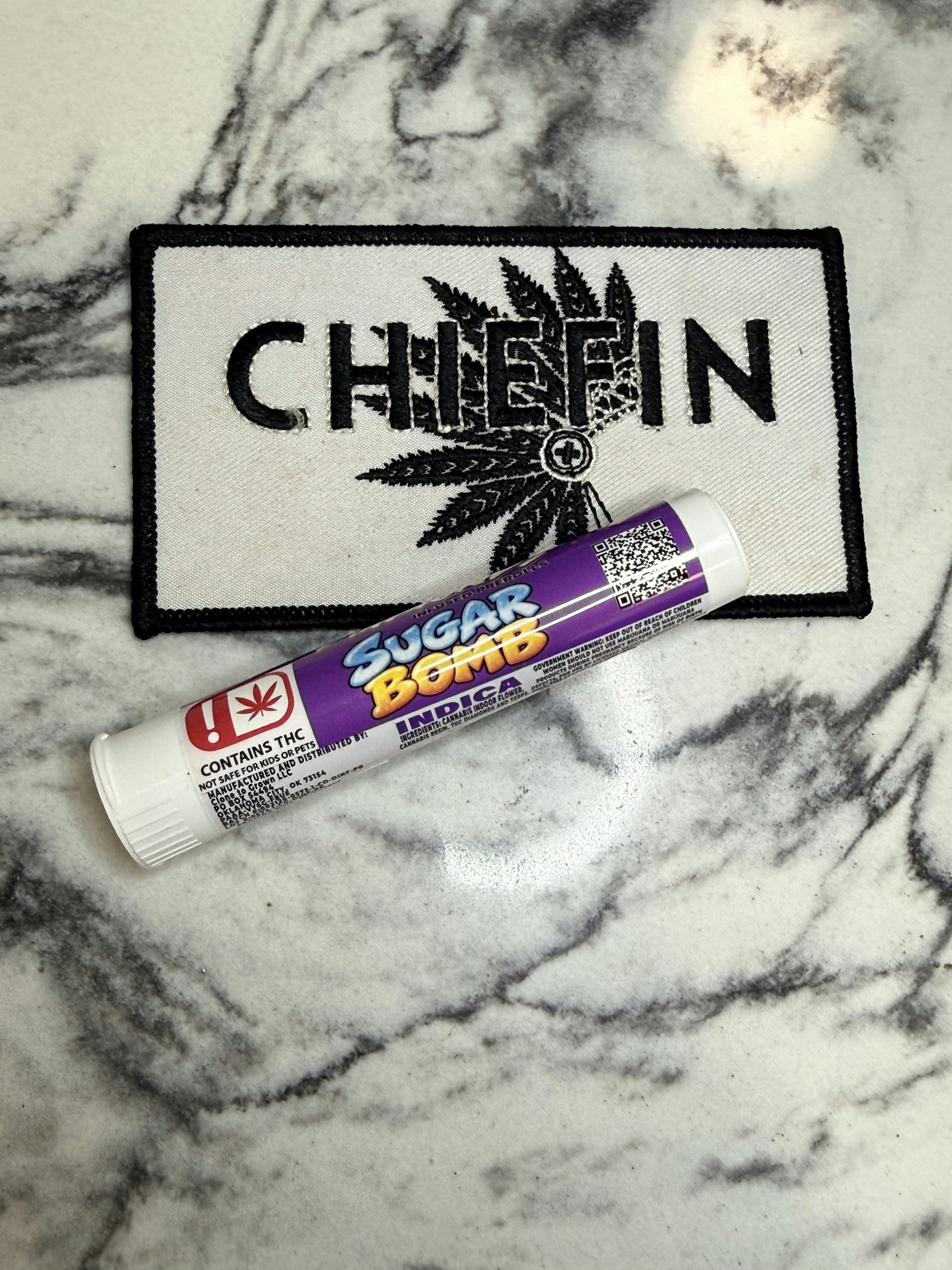 Cartel Oil Co | Diamond Infused Pre-Roll | Indica | Sugar Bomb | 1.2g