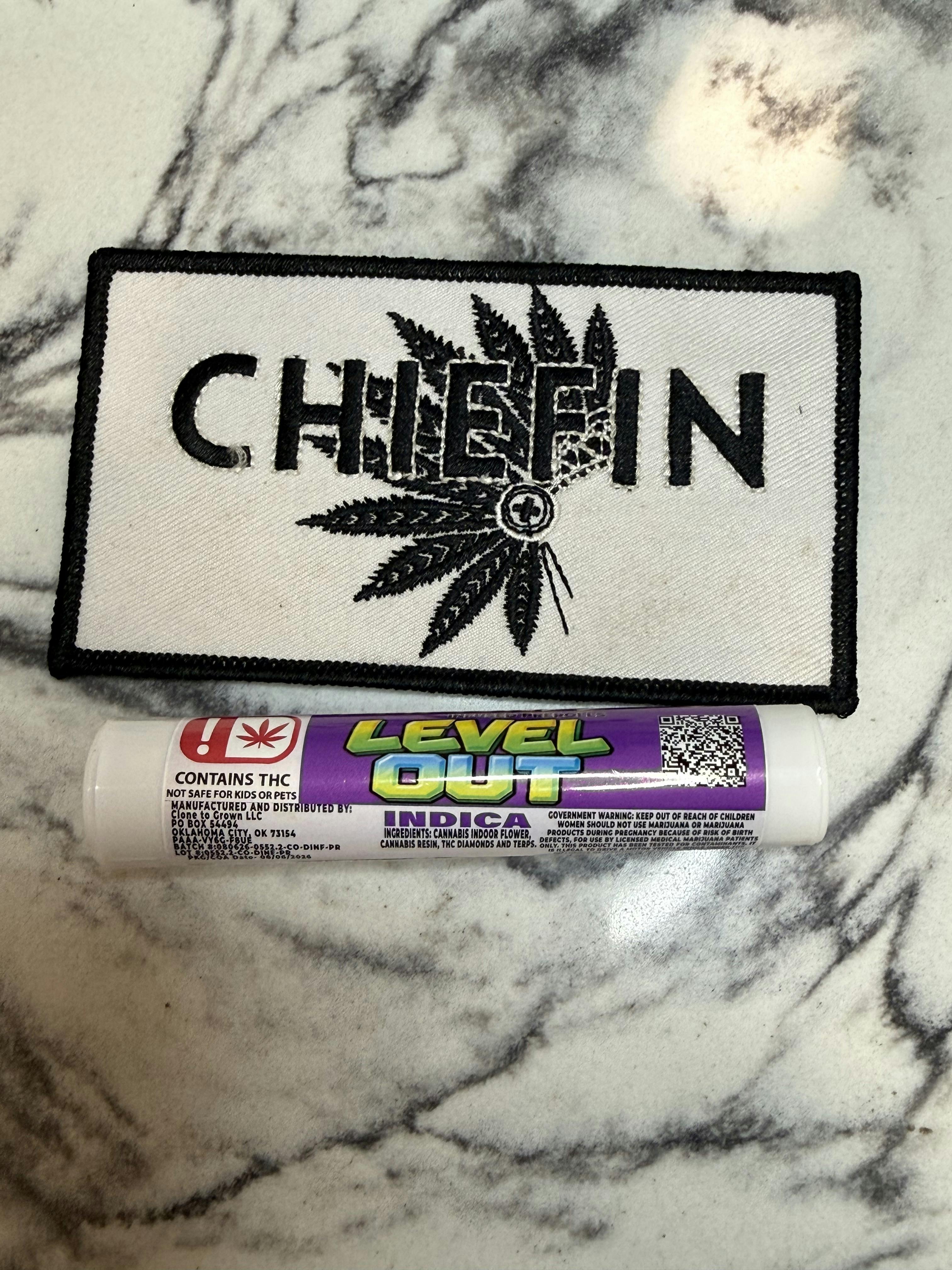 Cartel Oil Co | Diamond Infused Pre-Roll | Indica | Level Out | 1.2g