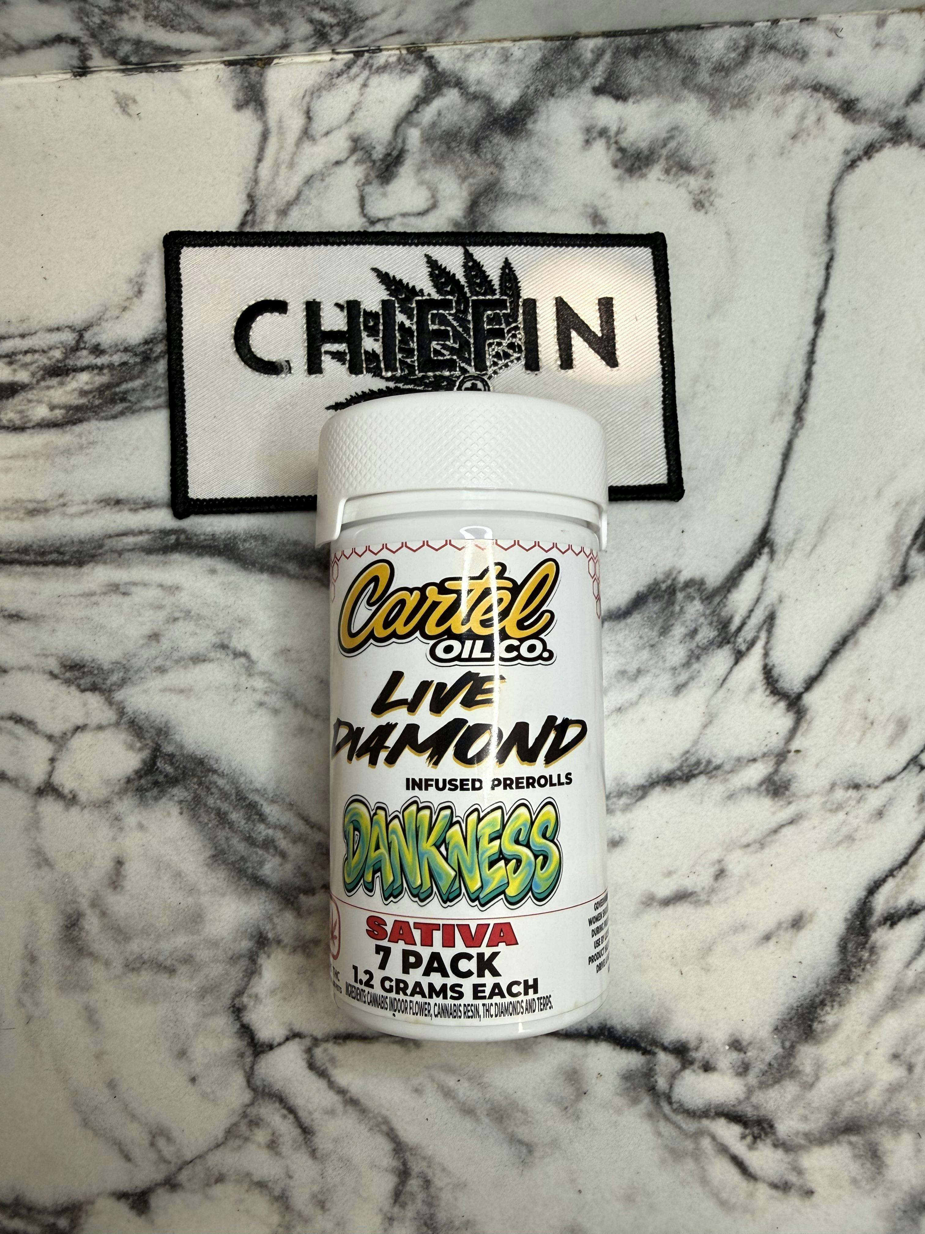 Cartel Oil Co | Diamond Infused Pre-Roll Bundle | Sativa | Dankness | 8.4g