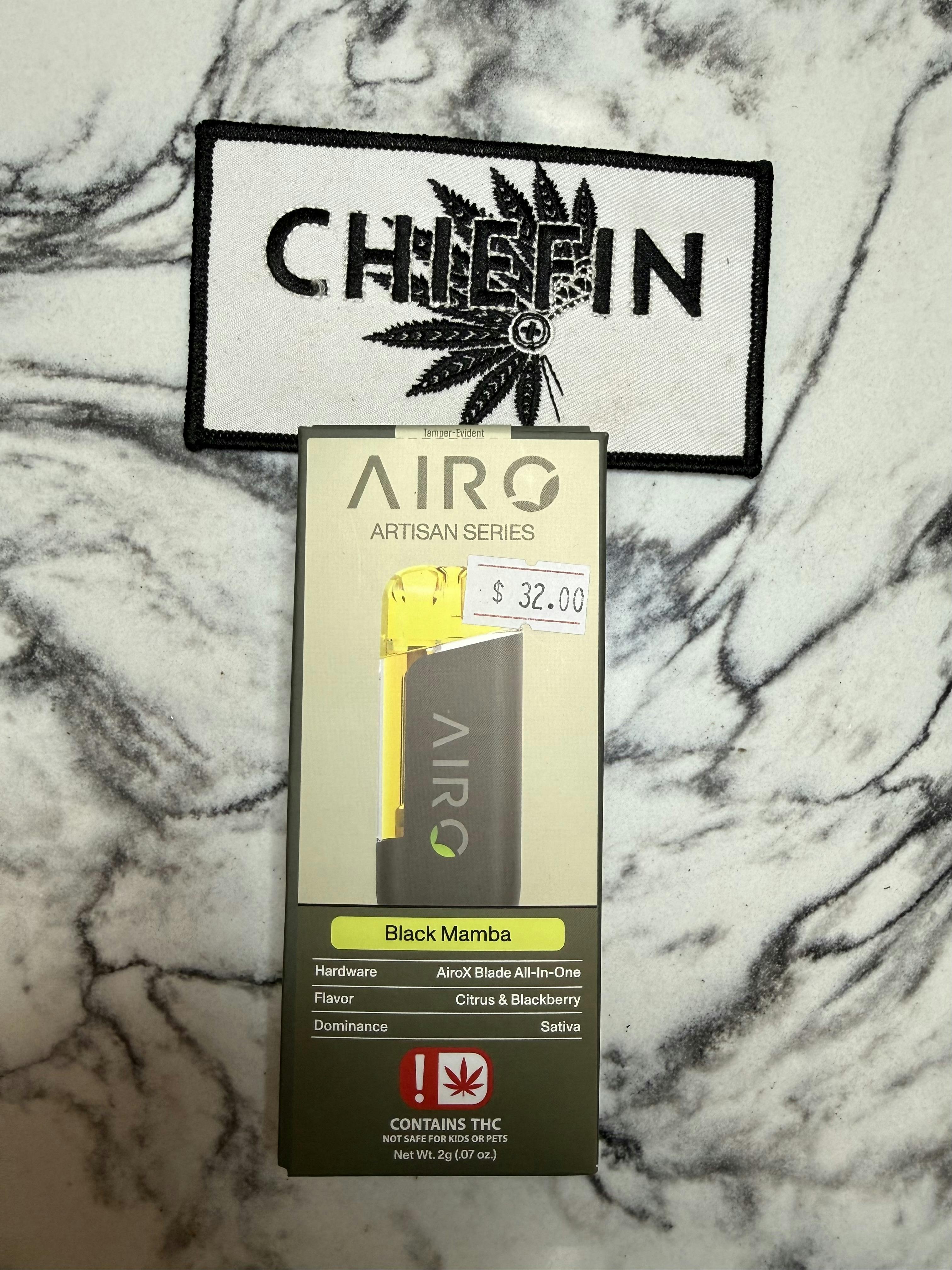 Artisan Series | Black Mamba | AiroX Blade Disposable | 2g
