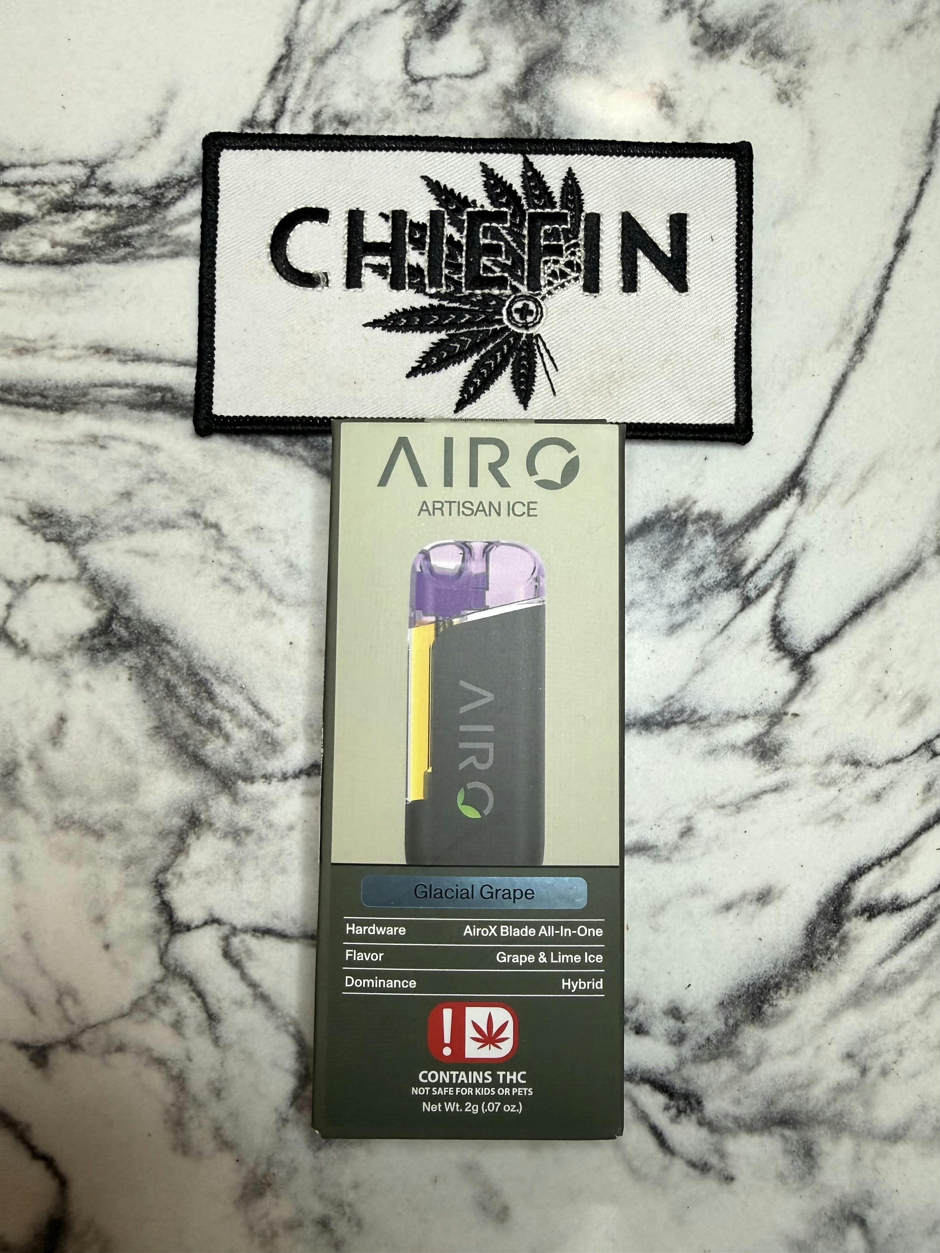 Artisan Ice | Glacial Grape | AiroX Blade Disposable | 2g