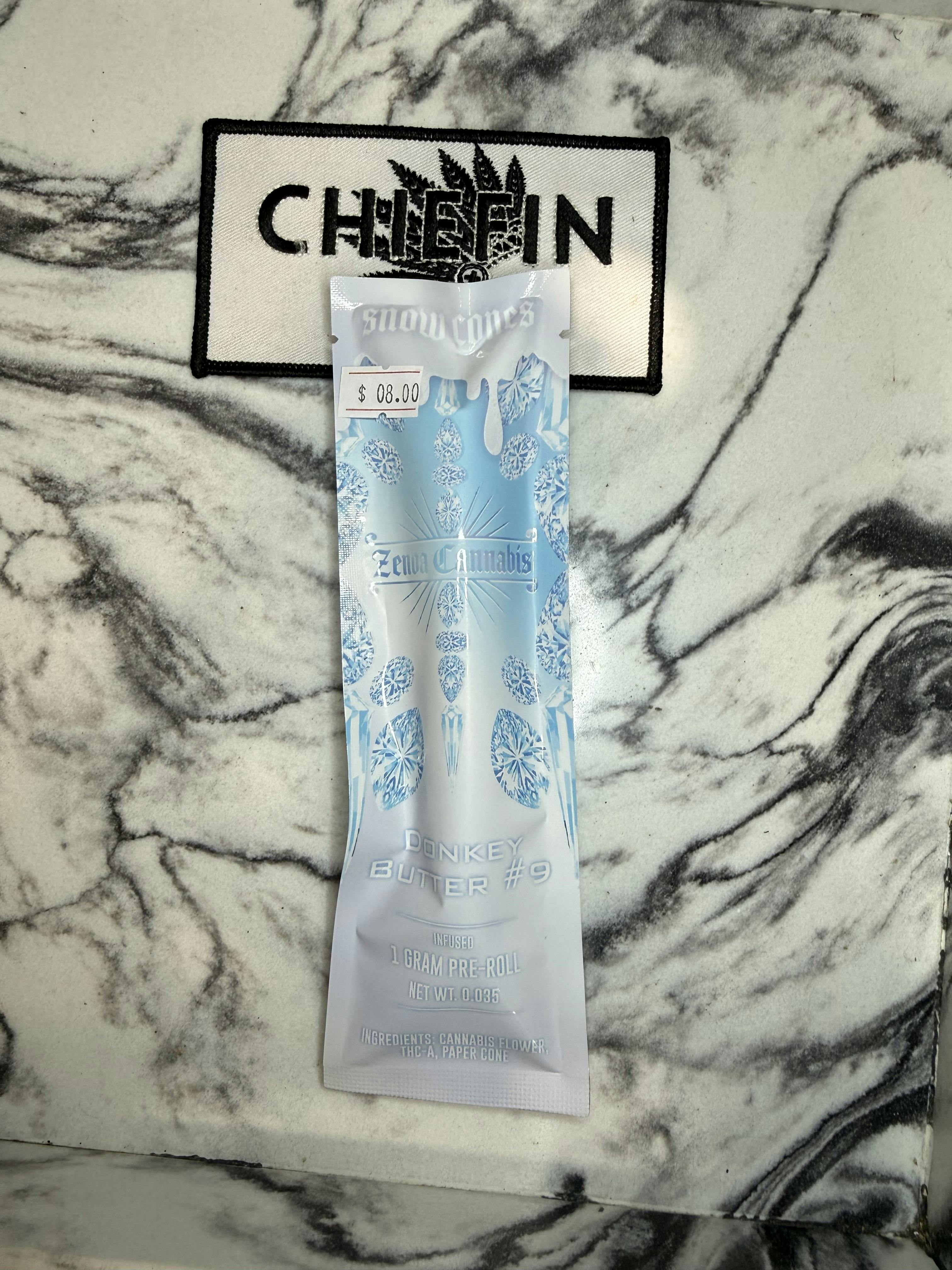 FG | Pre-Roll | Infused | Zenoa - Snow Cone - Donkey Butter #9