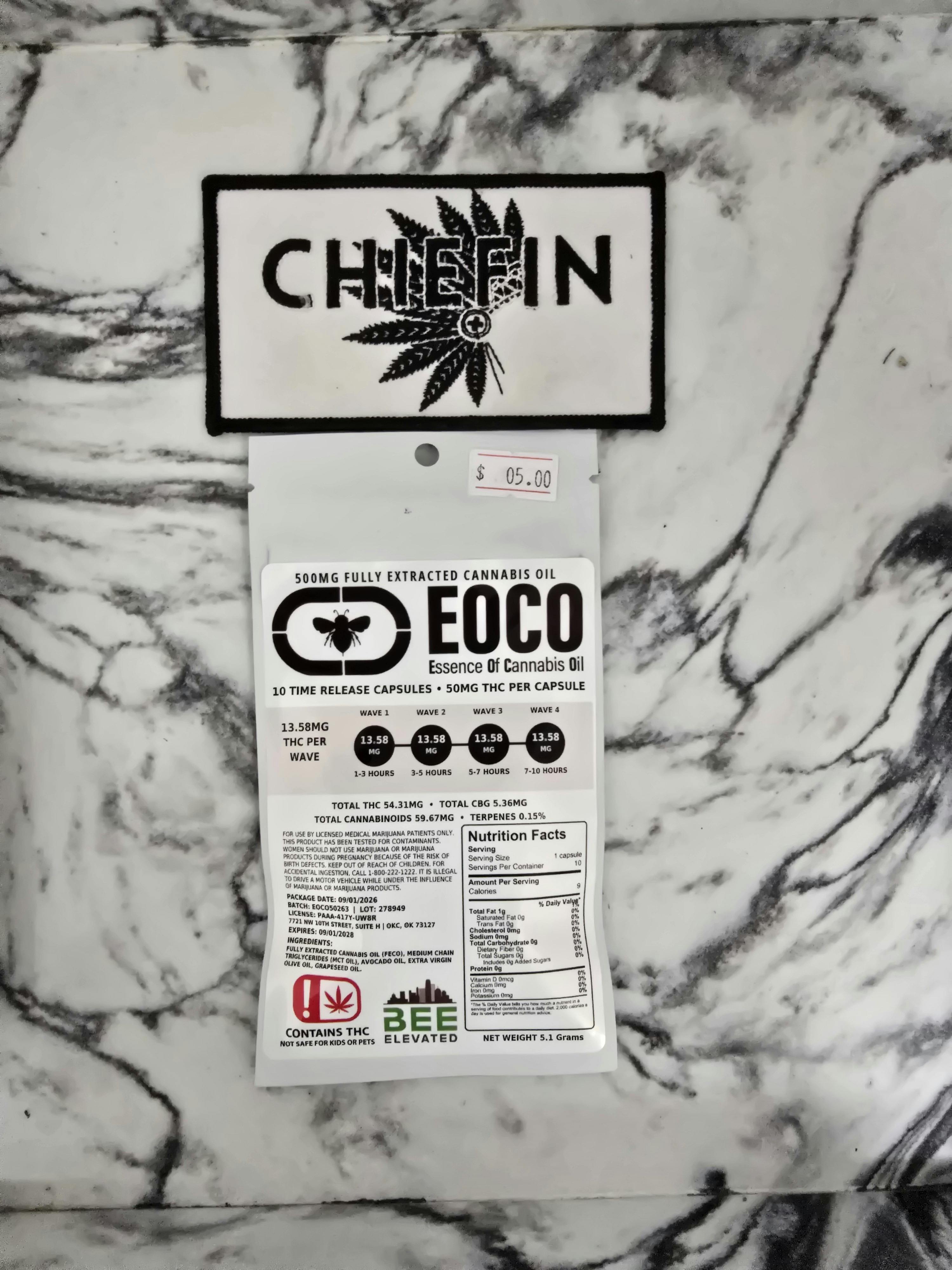 EOCO 50mg 10 Pack *Cancer Caps*