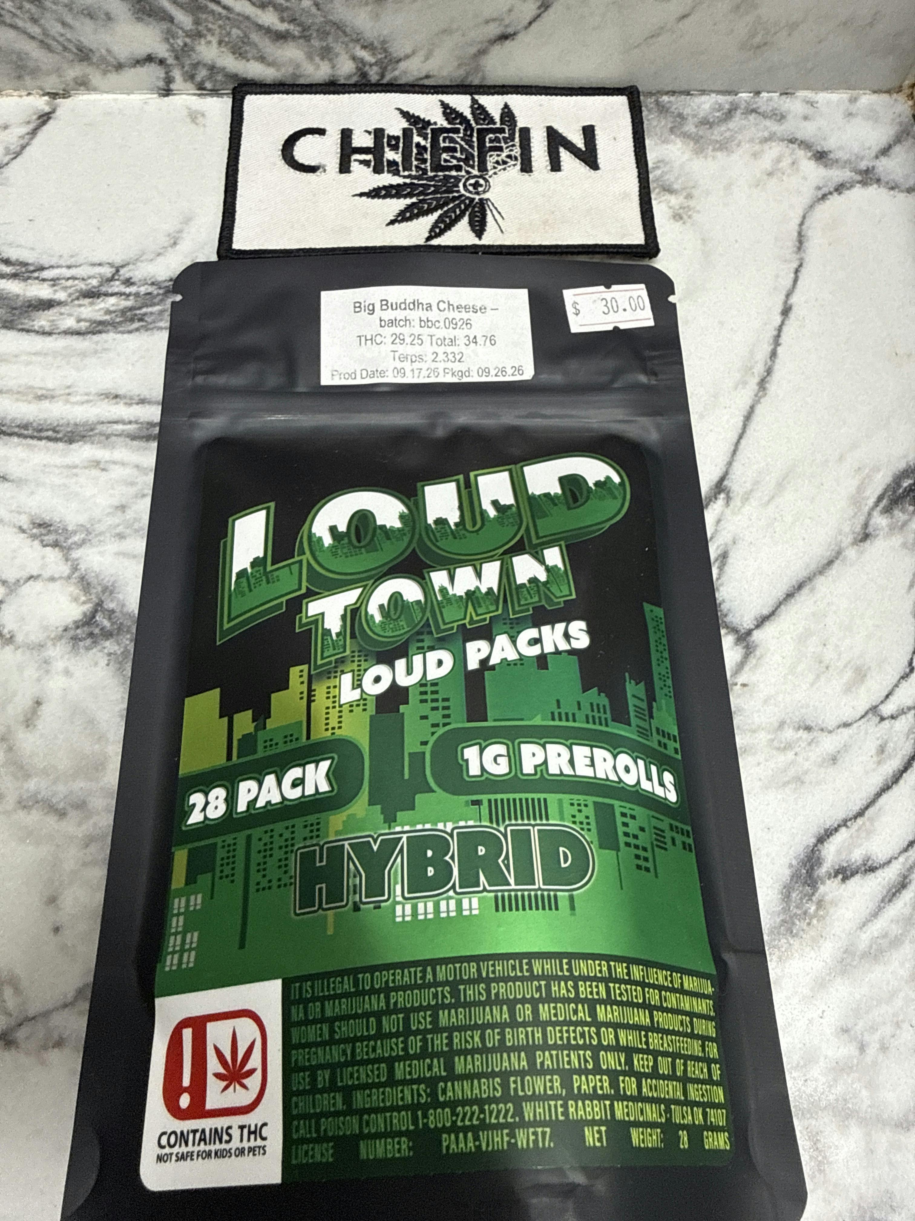 Loud Town Loud Packs - Big Buddha Cheese (BBC)
