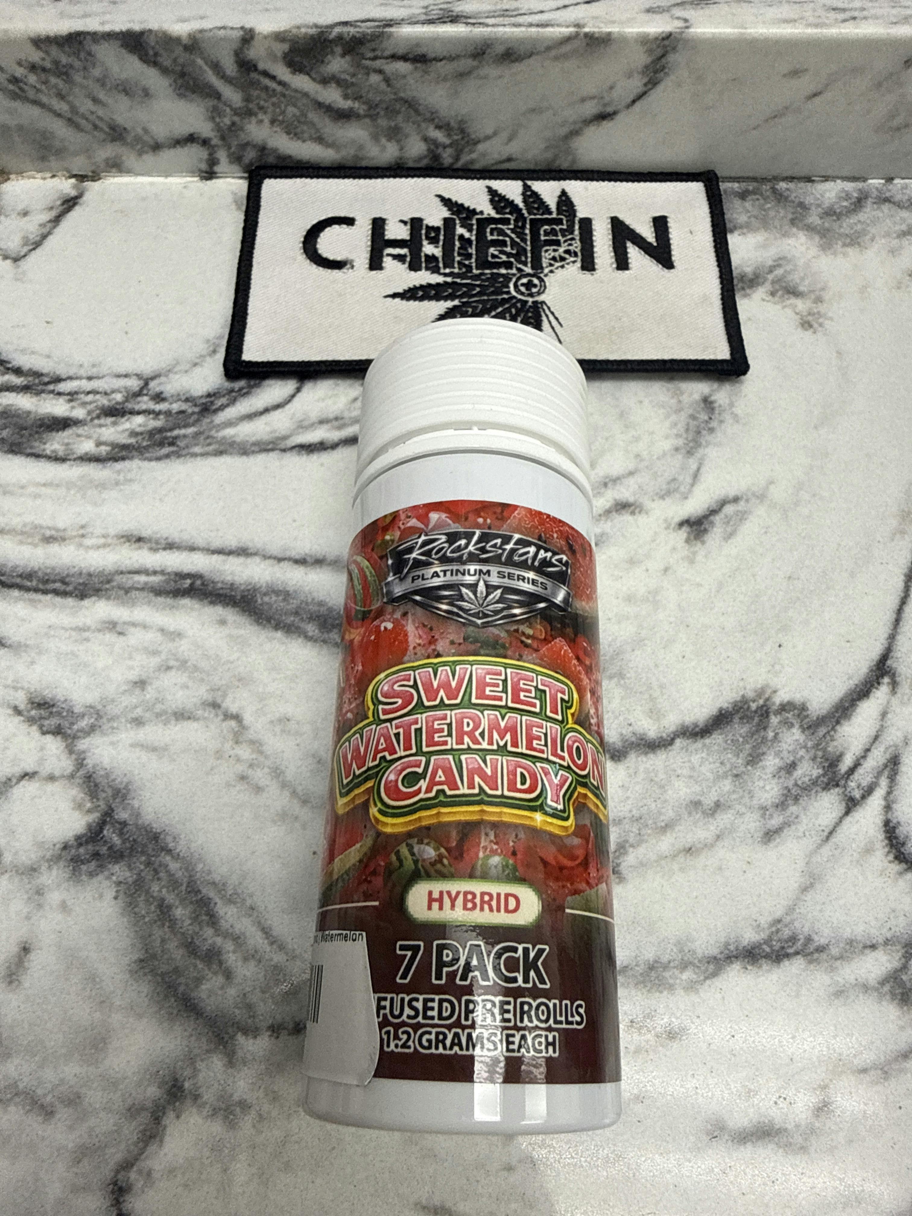 Rockstars Platinum | Infused | Hybrid | Watermelon Candy | 1.2g 7ct