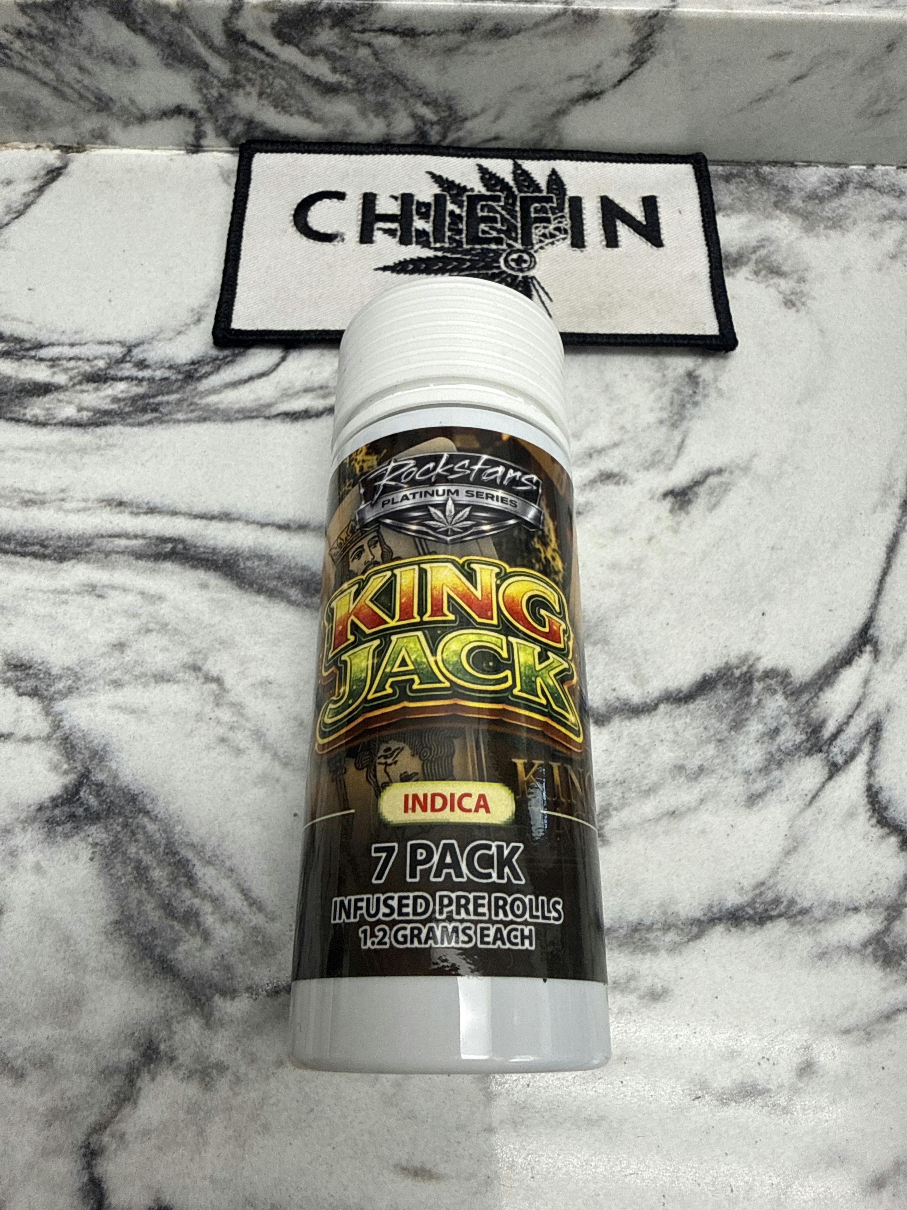 Rockstars Platinum | Infused | Indica | King Jack | 1.2g 7ct
