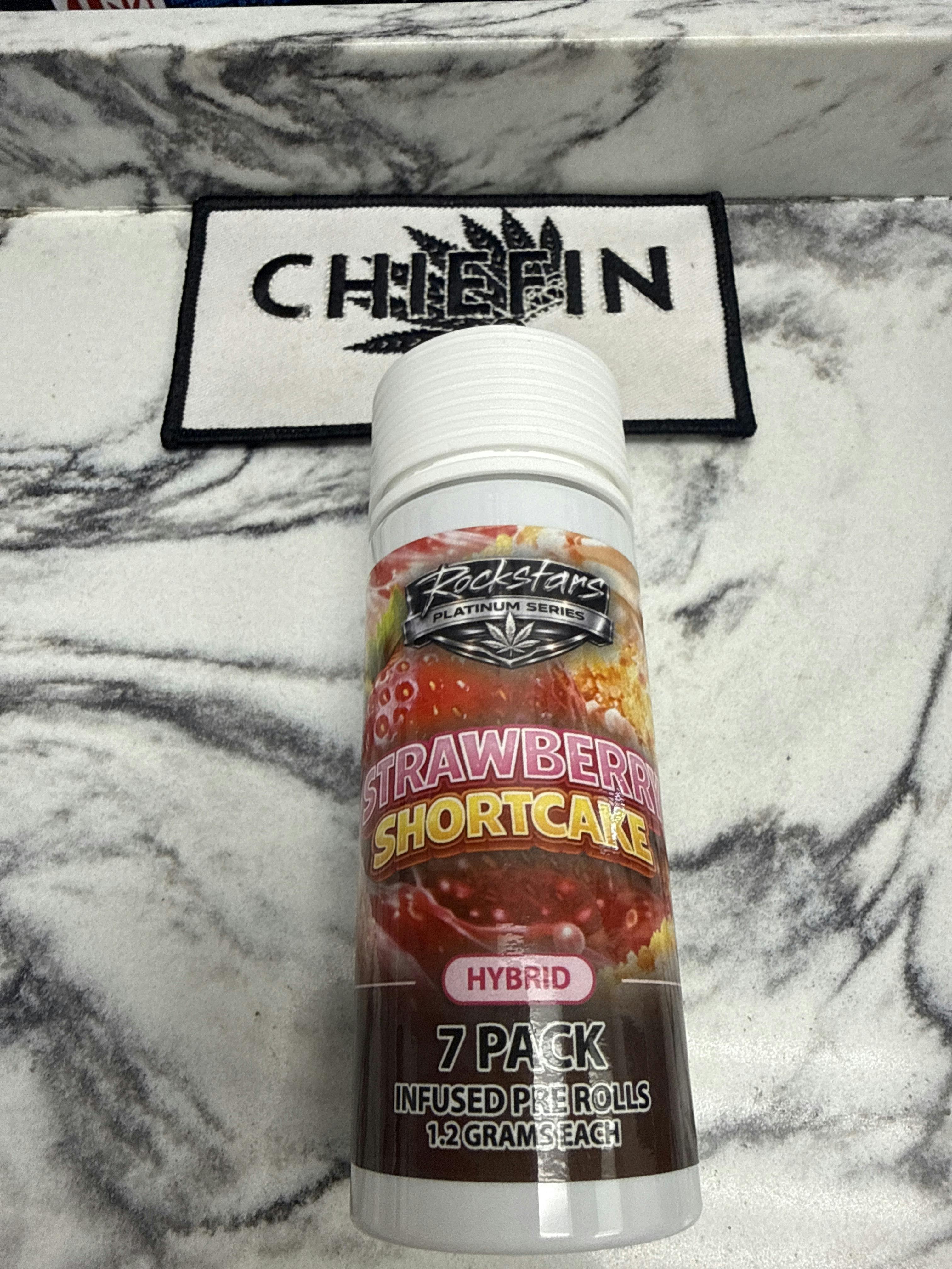 Rockstars | Infused | Strawberry Shortcake | 1.2g 7ct