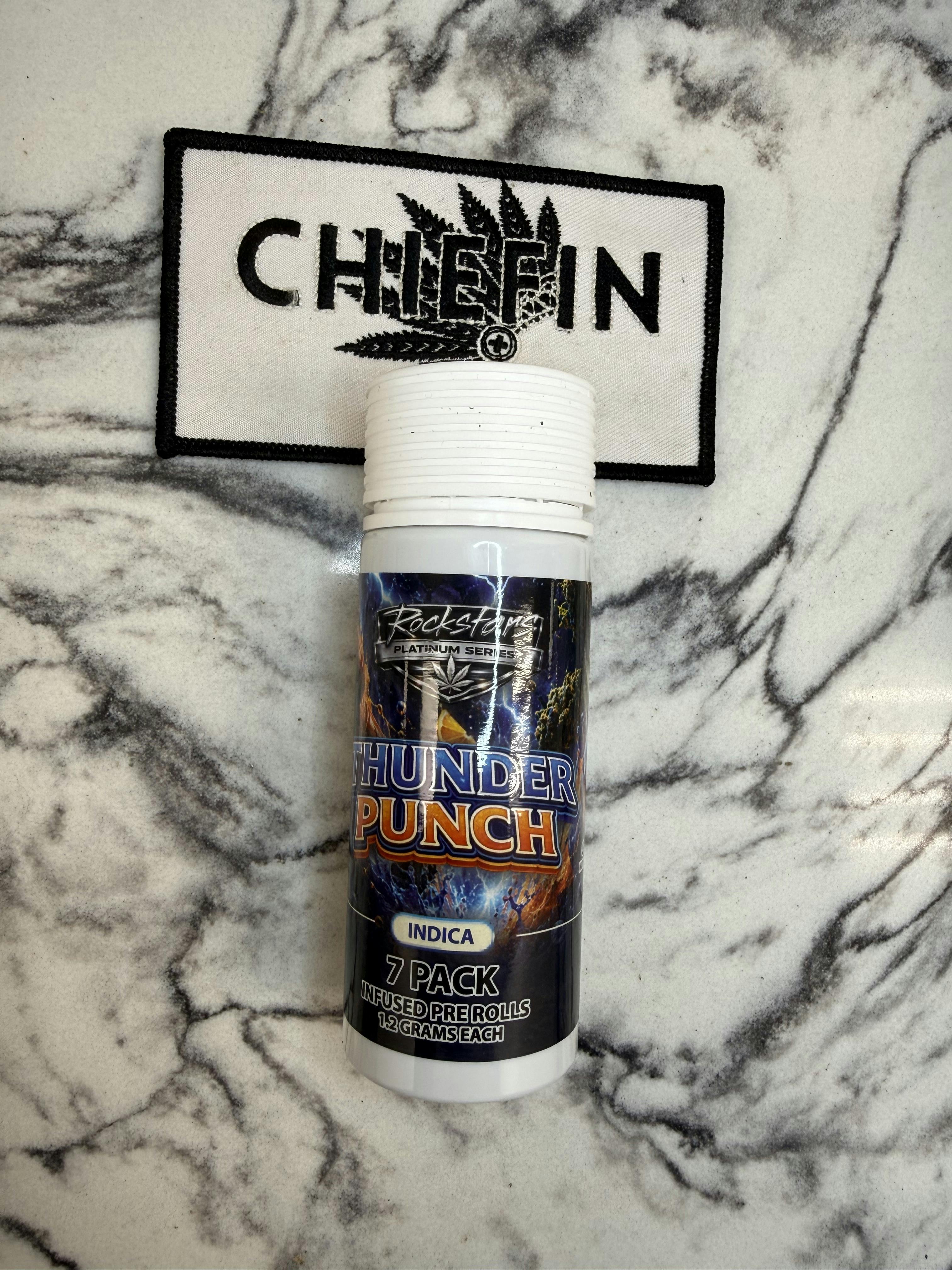 Rockstars Platinum | Infused | Thunder Punch | 1.2g 7ct