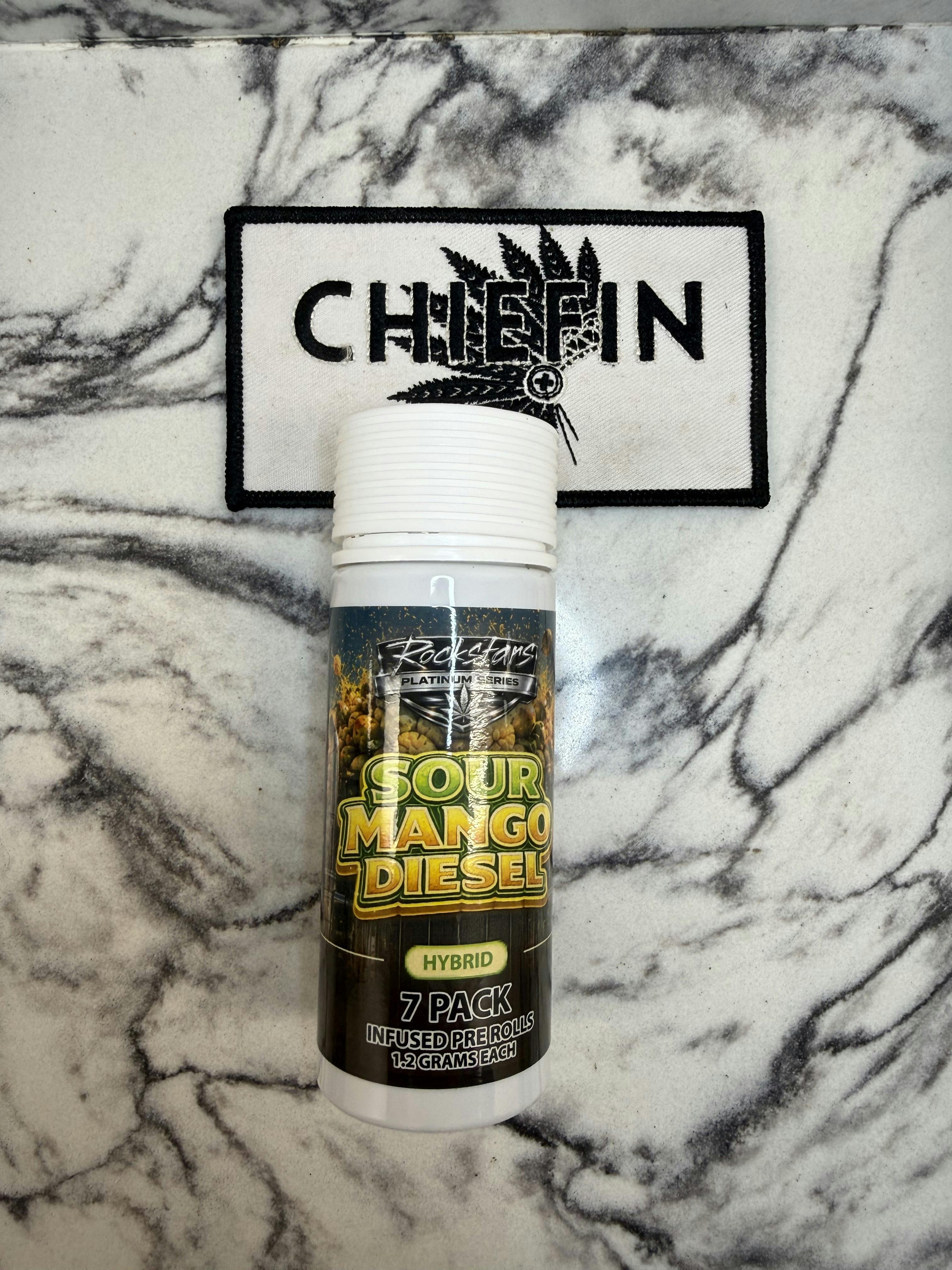 Rockstars Platinum | Infused | Sour Mango Diesel | 1.2g 7ct