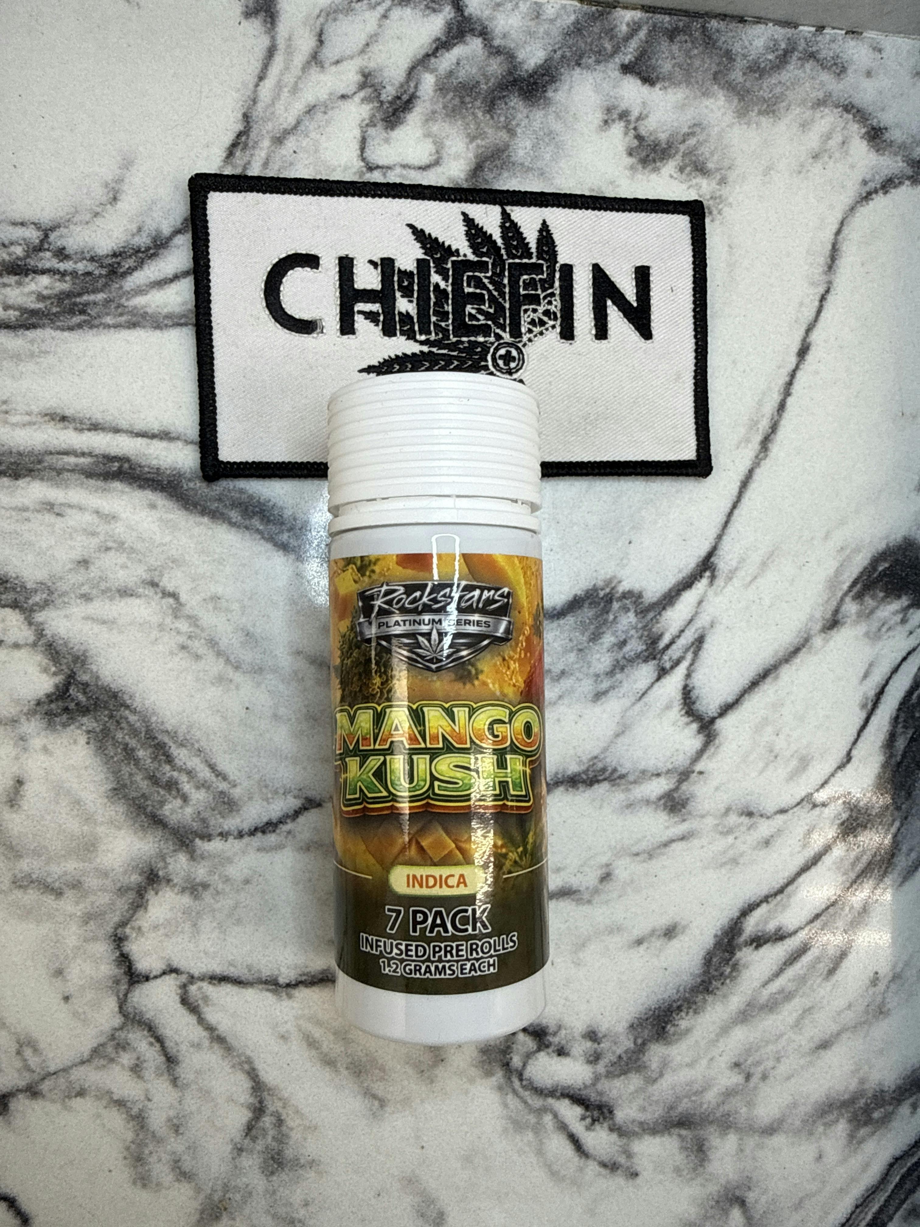 Rockstars Platinum | Infused | Mango Kush | 1.2g 7ct