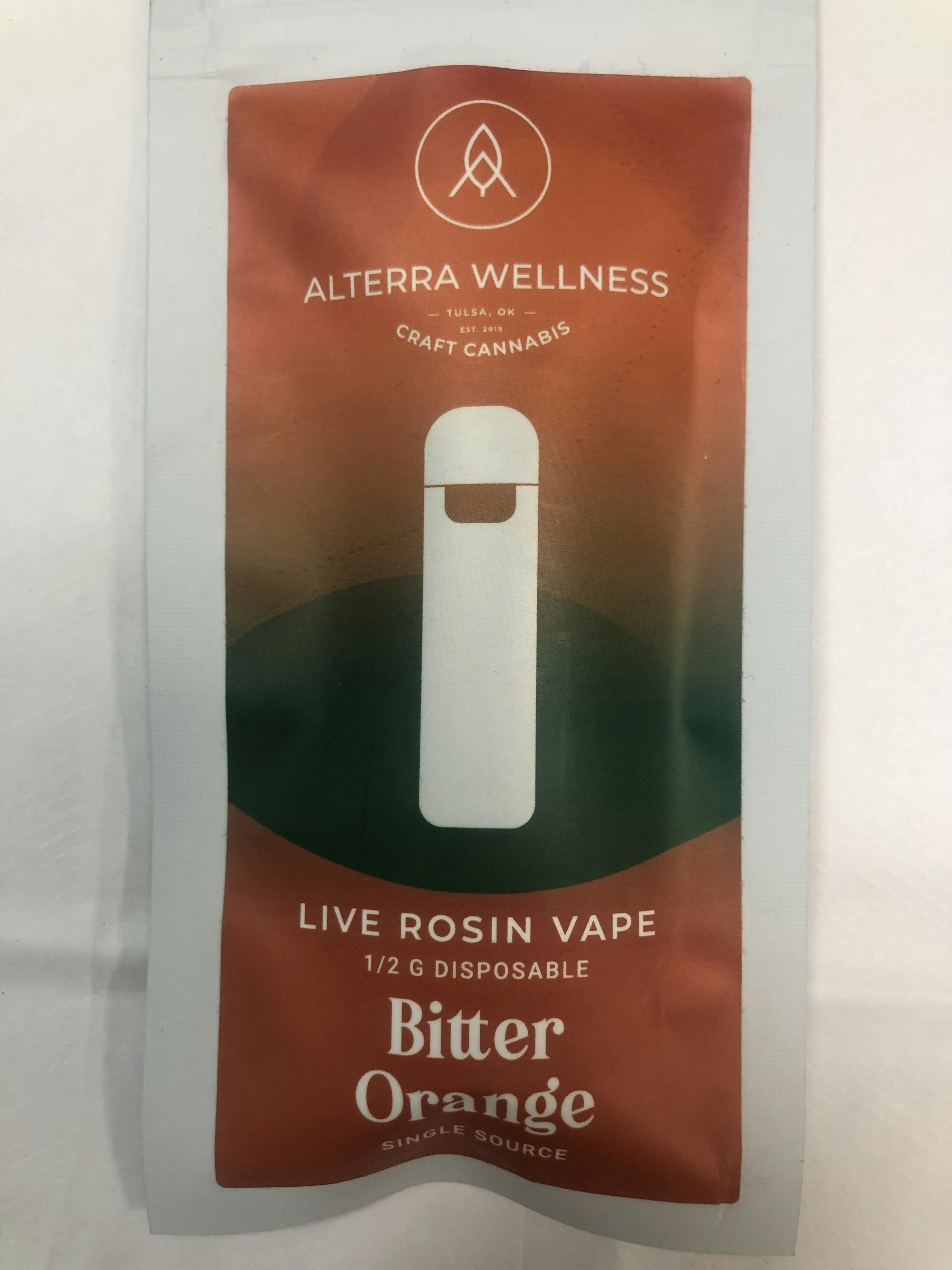 ALTERRA WELLNESS: BITTER ORANGE .5G ROSIN DISPOSABLE