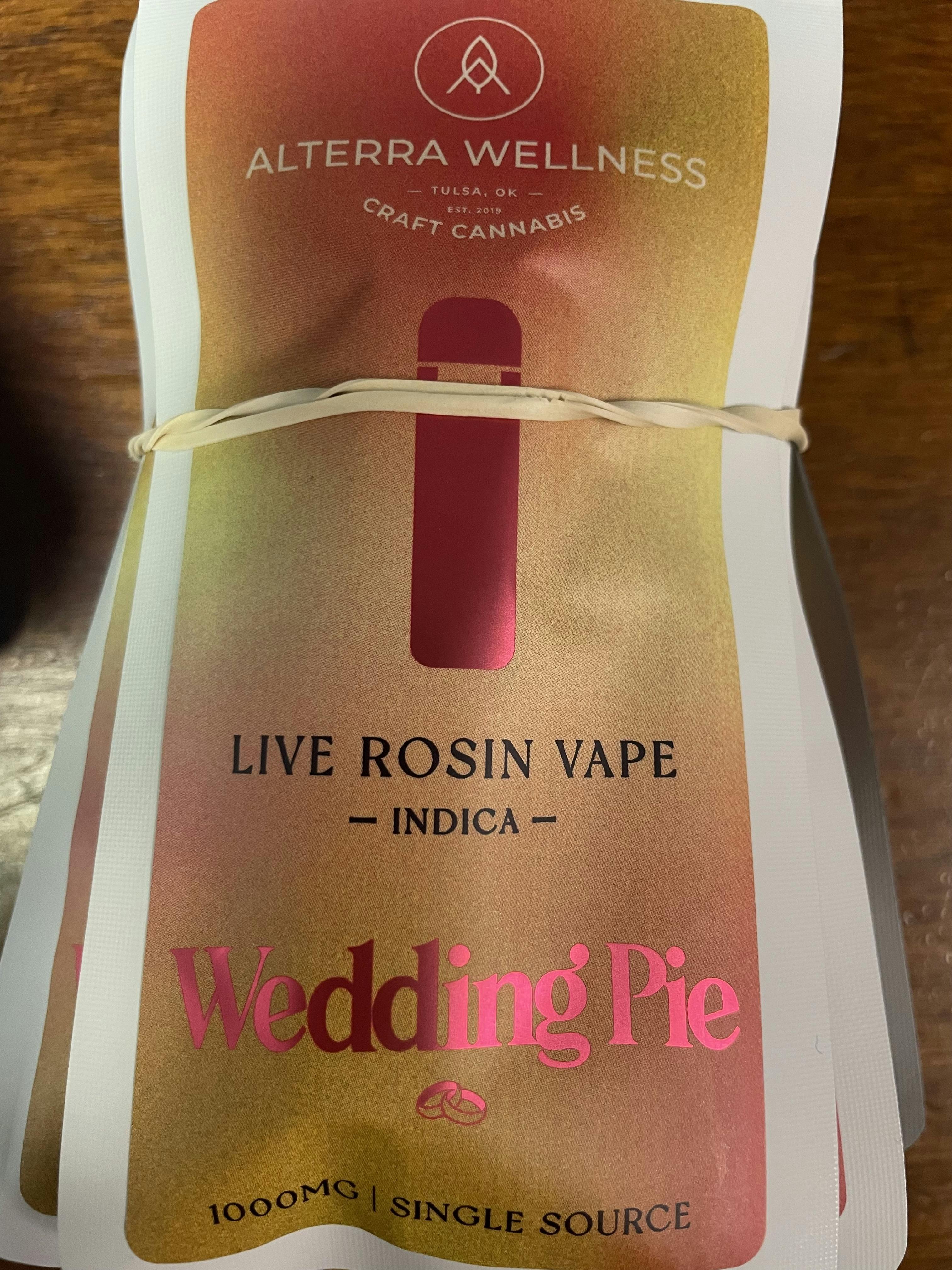 ALTERRA: WEDDING PIE 1G ROSIN DISPOSABLE *SALE*