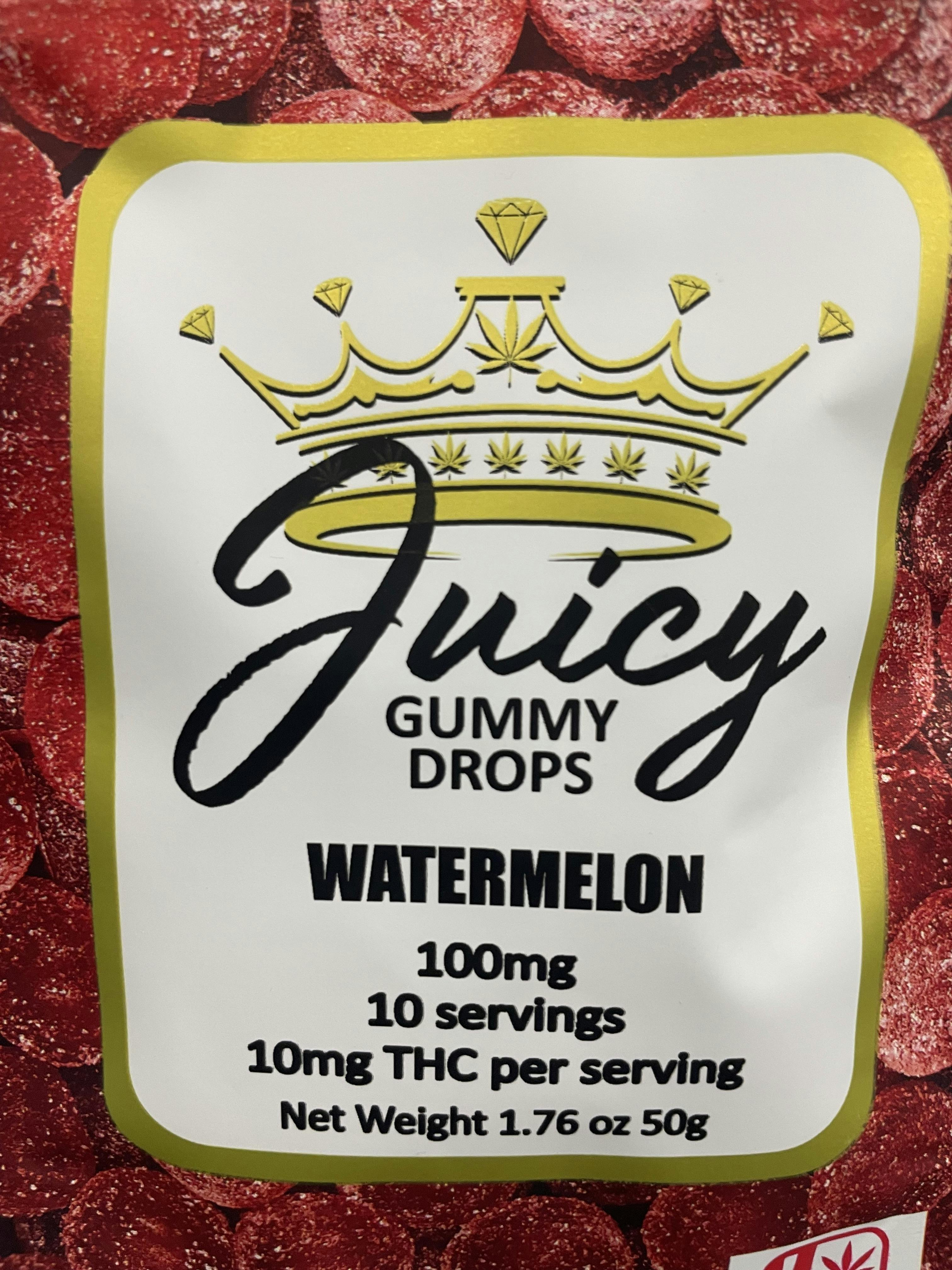JUICY: WATERMELON 100MG GUMMIES