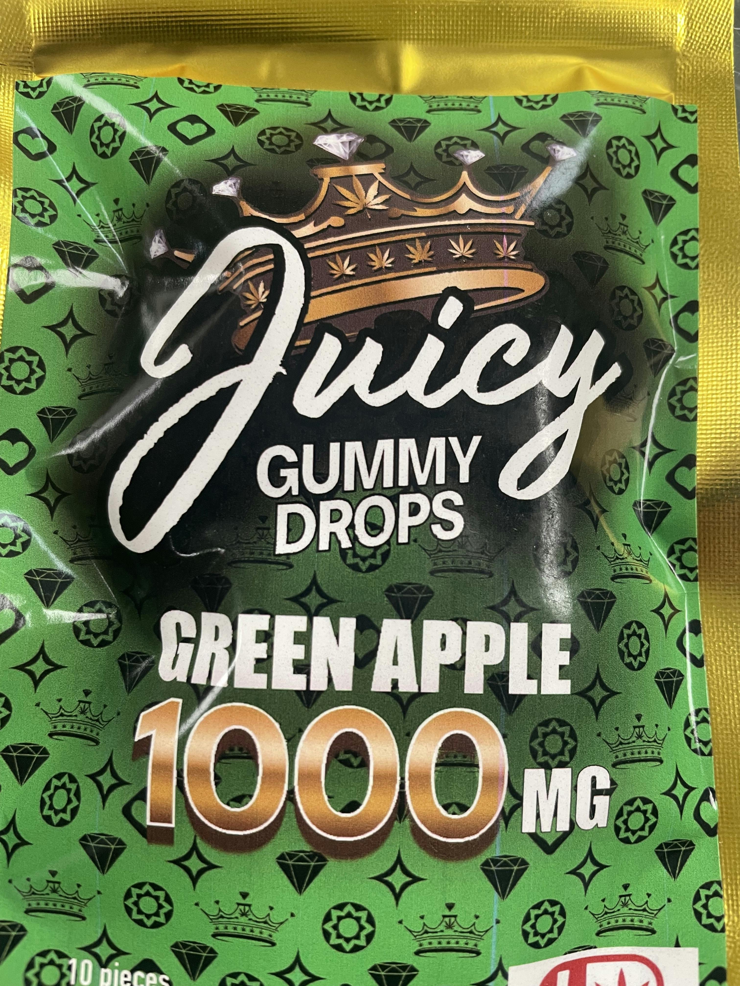 JUICY: GREEN APPLE 1000MG GUMMIES
