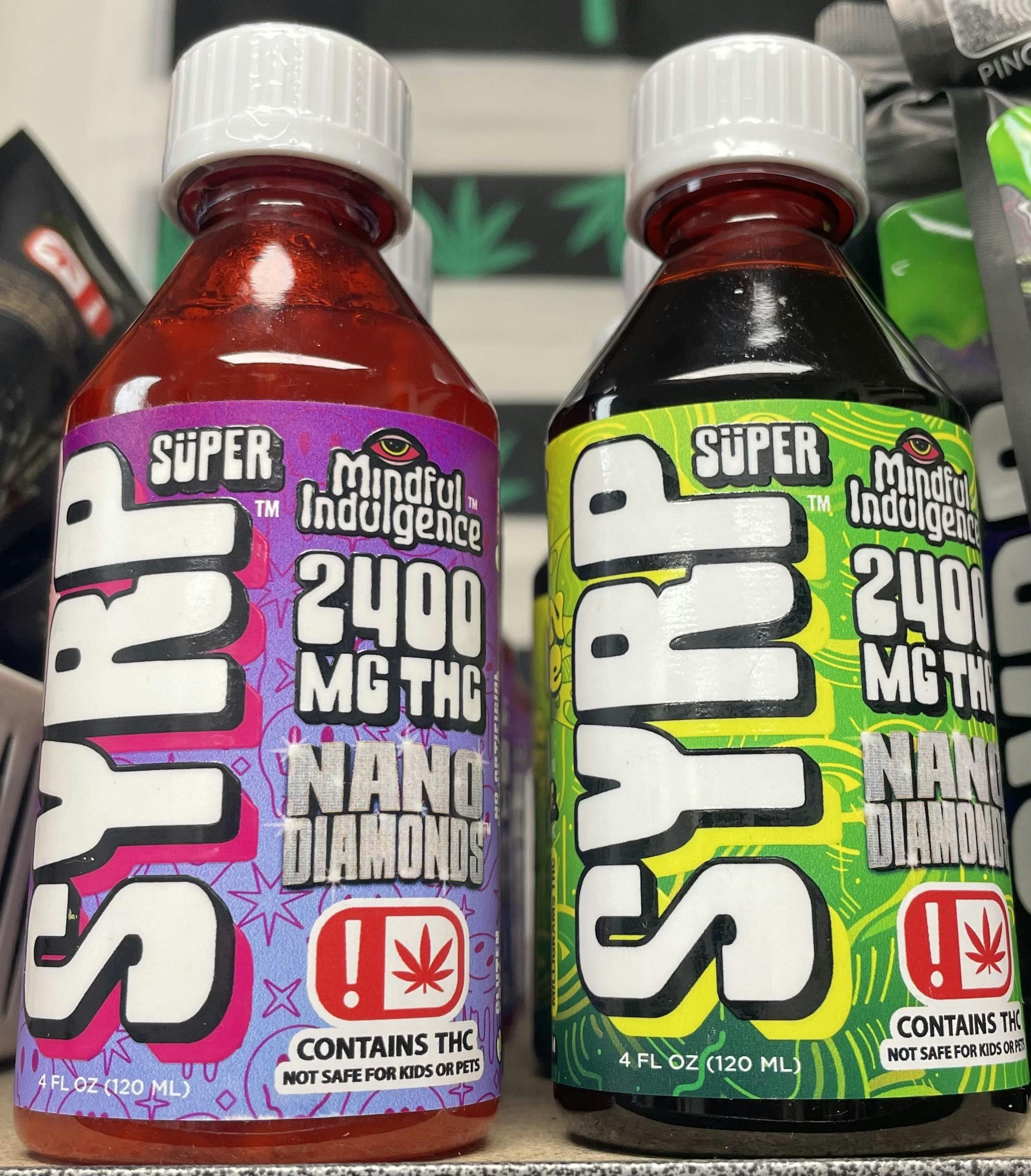 Mindful Indulgence | 2400mg SUPER SYRP | Sour Green Apple at GREEN ST . Dispensary