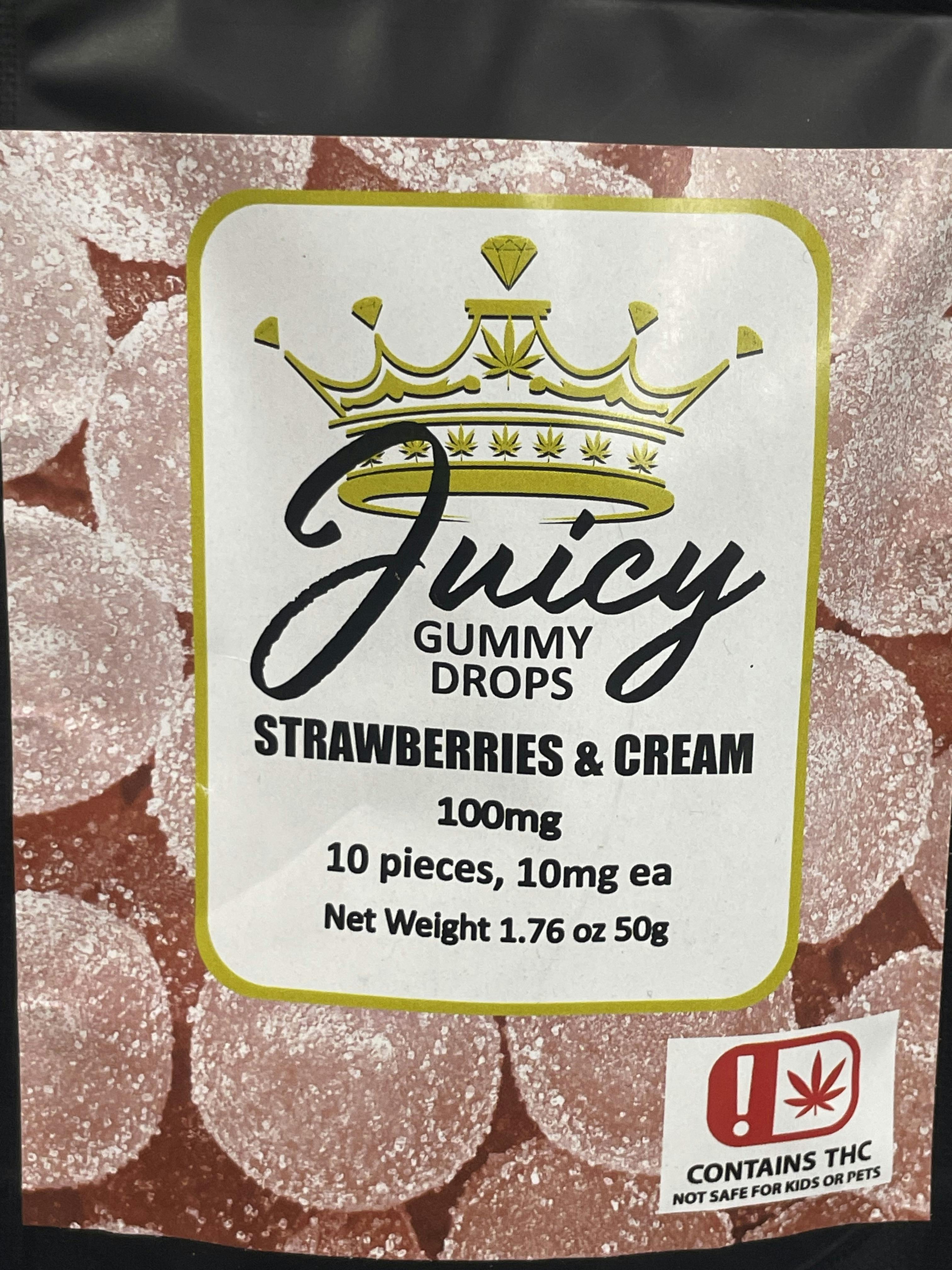 JUICY: STRAWBERRIES N CREAM 100MG