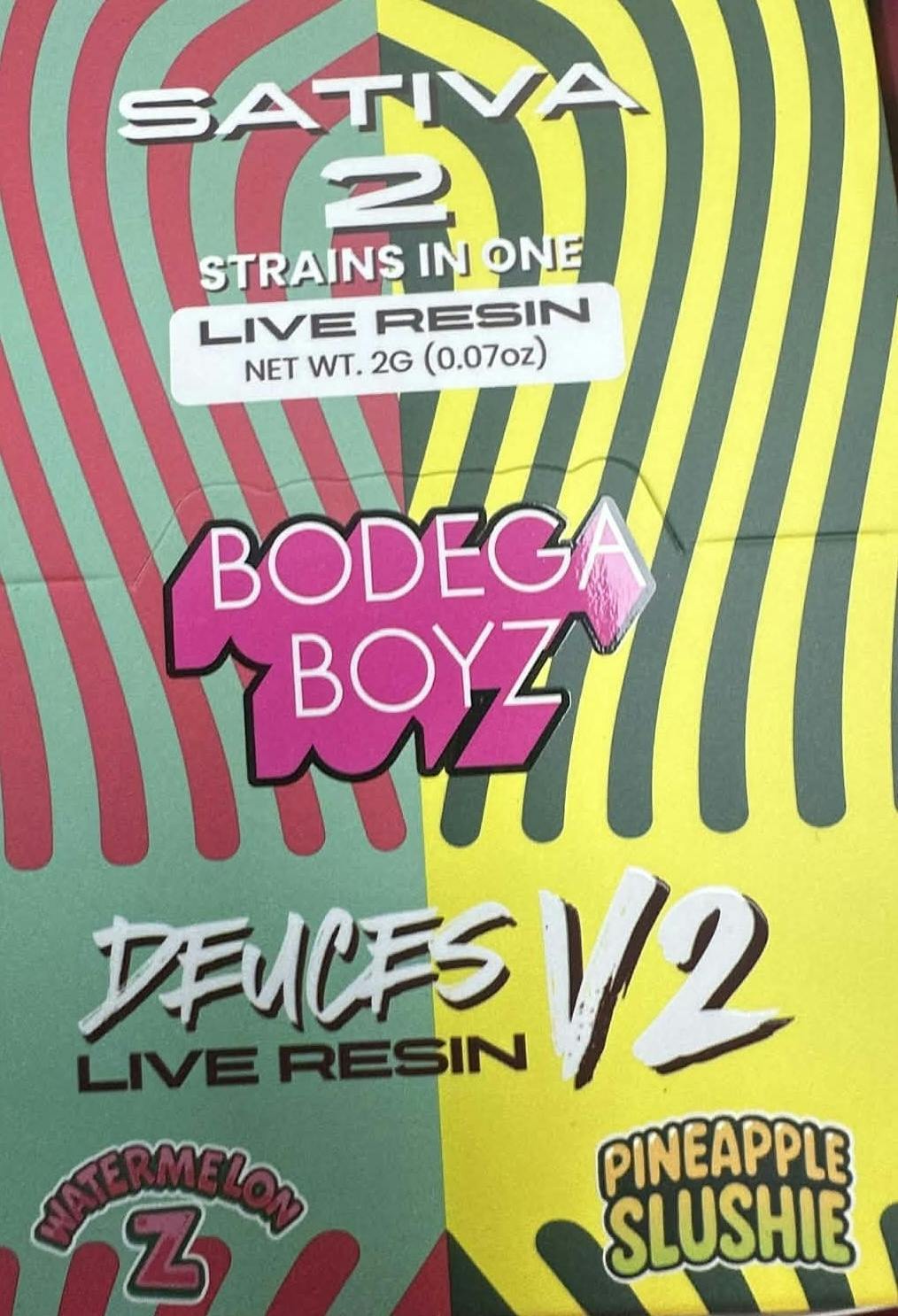 Deuces | Watermelon Z + Pineapple Slushie | Disposable | 2g (1) by Bodega Boyz