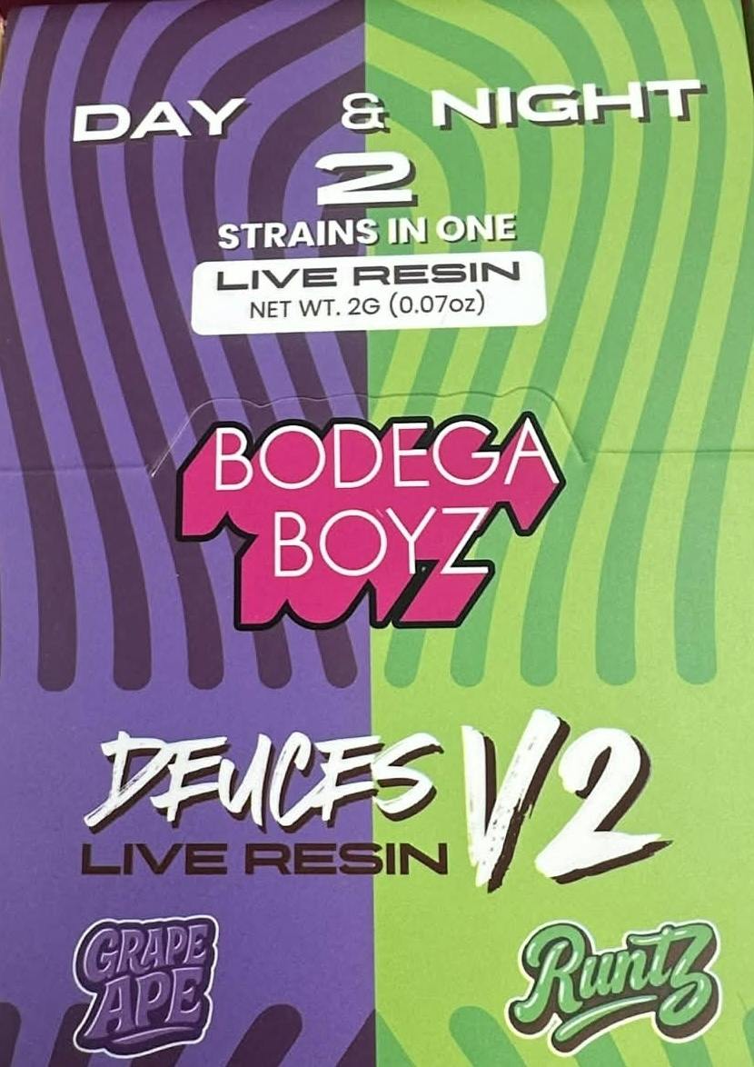 Bodega Boyz | Deuces | Grape Ape + Runtz | Disposable | 2g