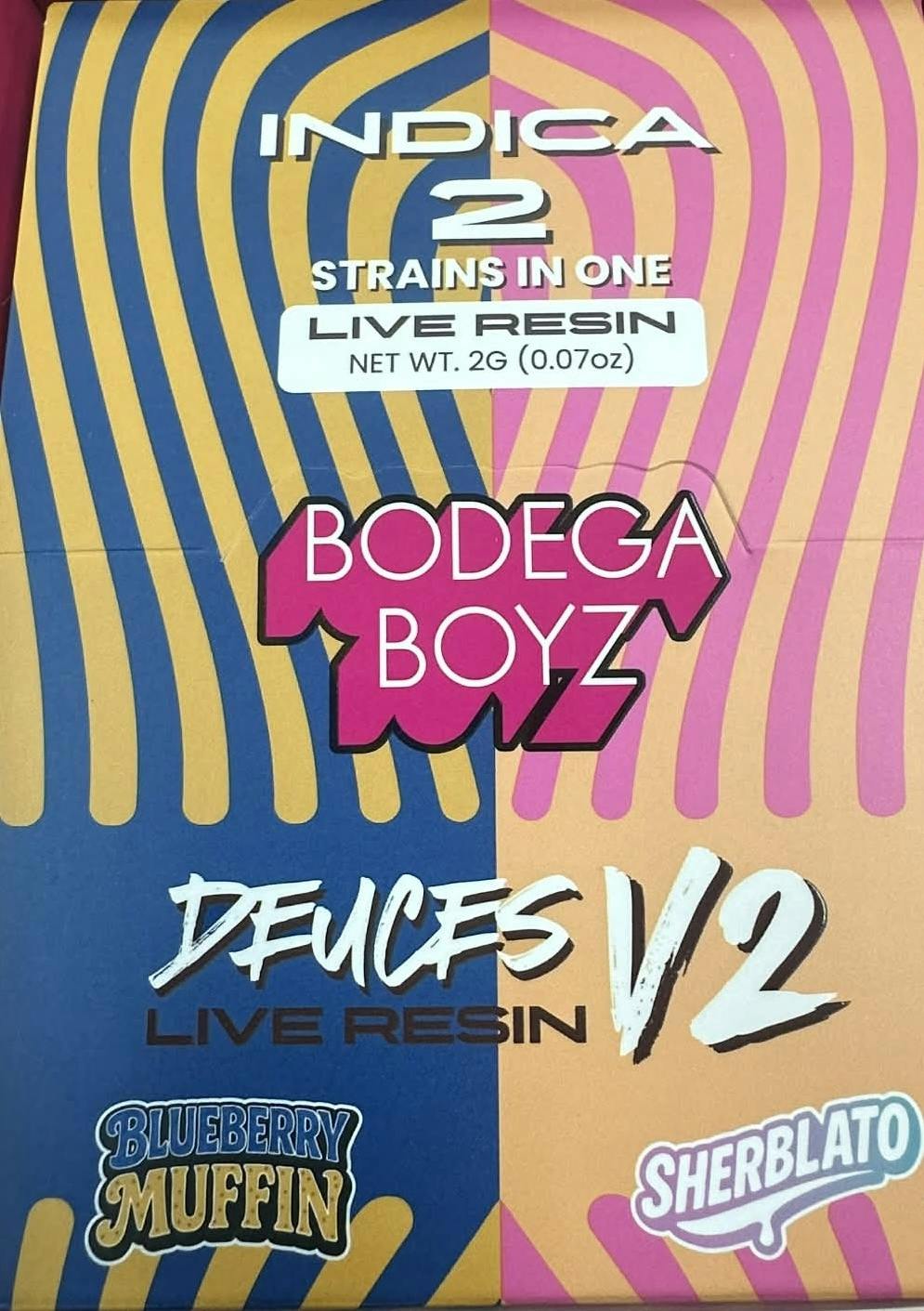 Bodega Boyz | Deuces | Blueberry Muffin + Sherblato | Disposable | 2g by Bodega Boyz