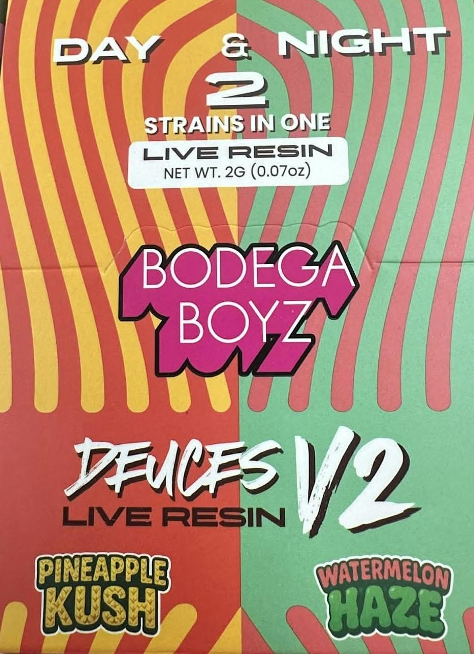 Bodega Boyz | Deuces | Pineapple Kush + Watermelon Haze | Disposable | 2g
