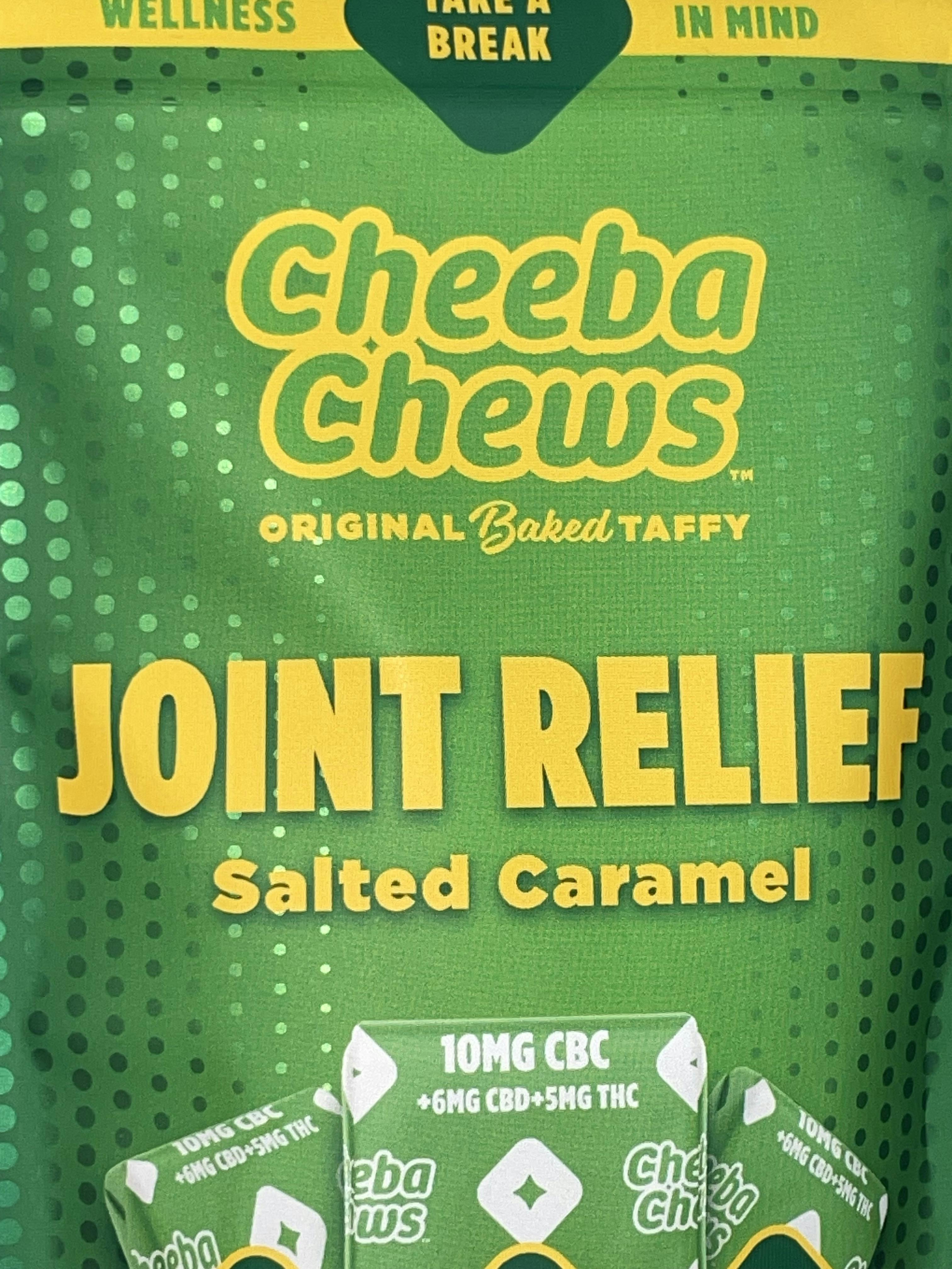 Cheeba Chews | Joint Relief Salted Caramel Taffy | 100mg | 20ct | 5mg/ea