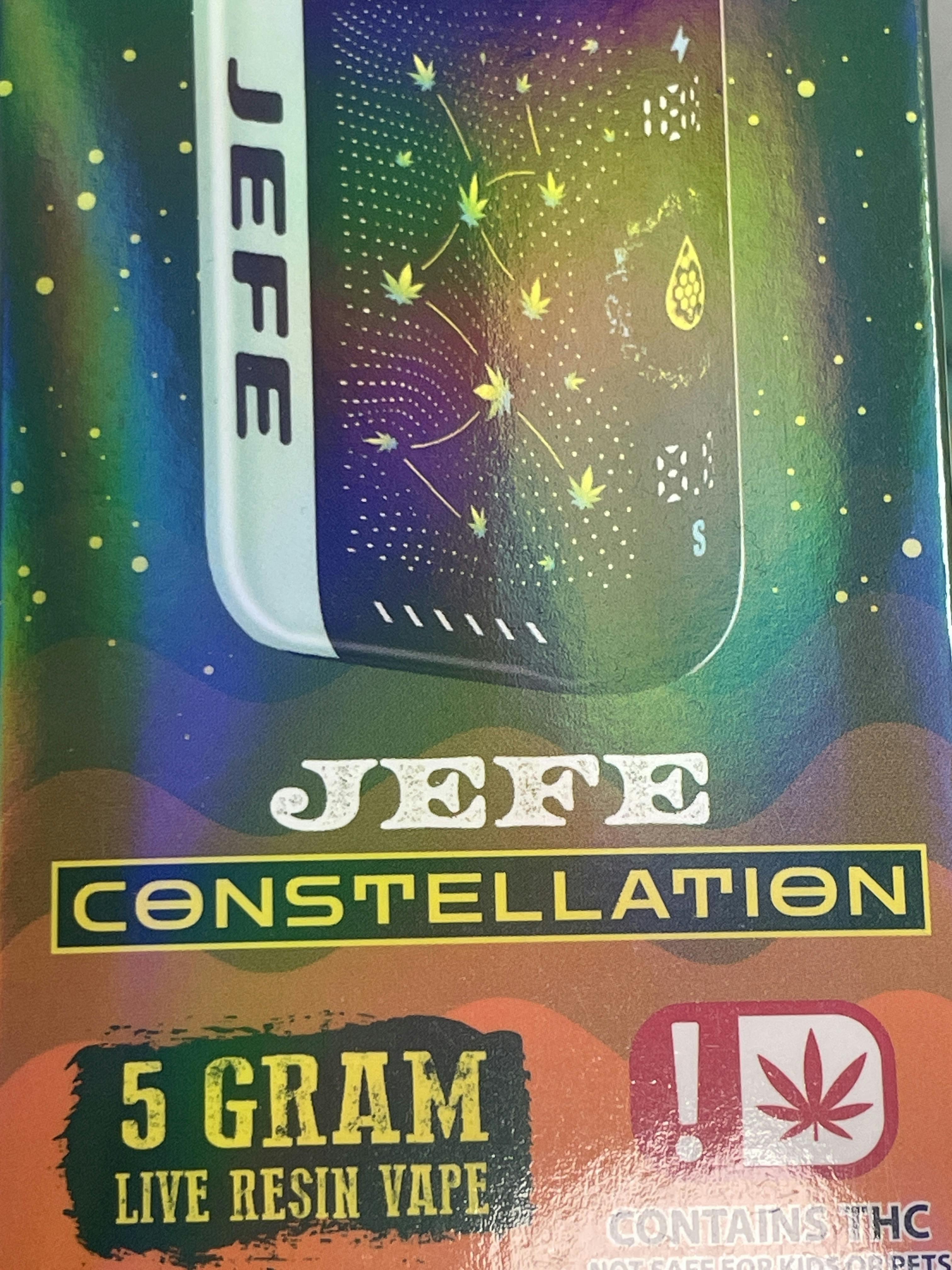 JEFE 5G Live Resin Constellation Geek Bar Disposable - Sunset Sherbet (I)