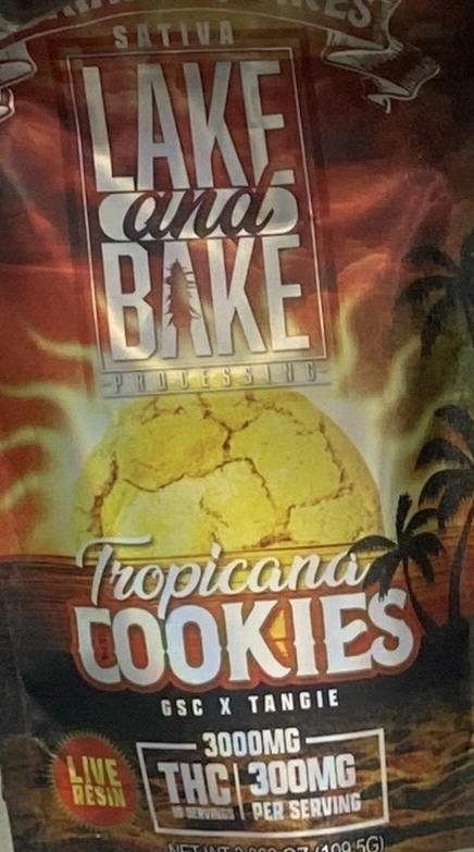 LAKE & BAKE: TROPICANA COOKIES LIVE RESIN GUMMIES 3000MG