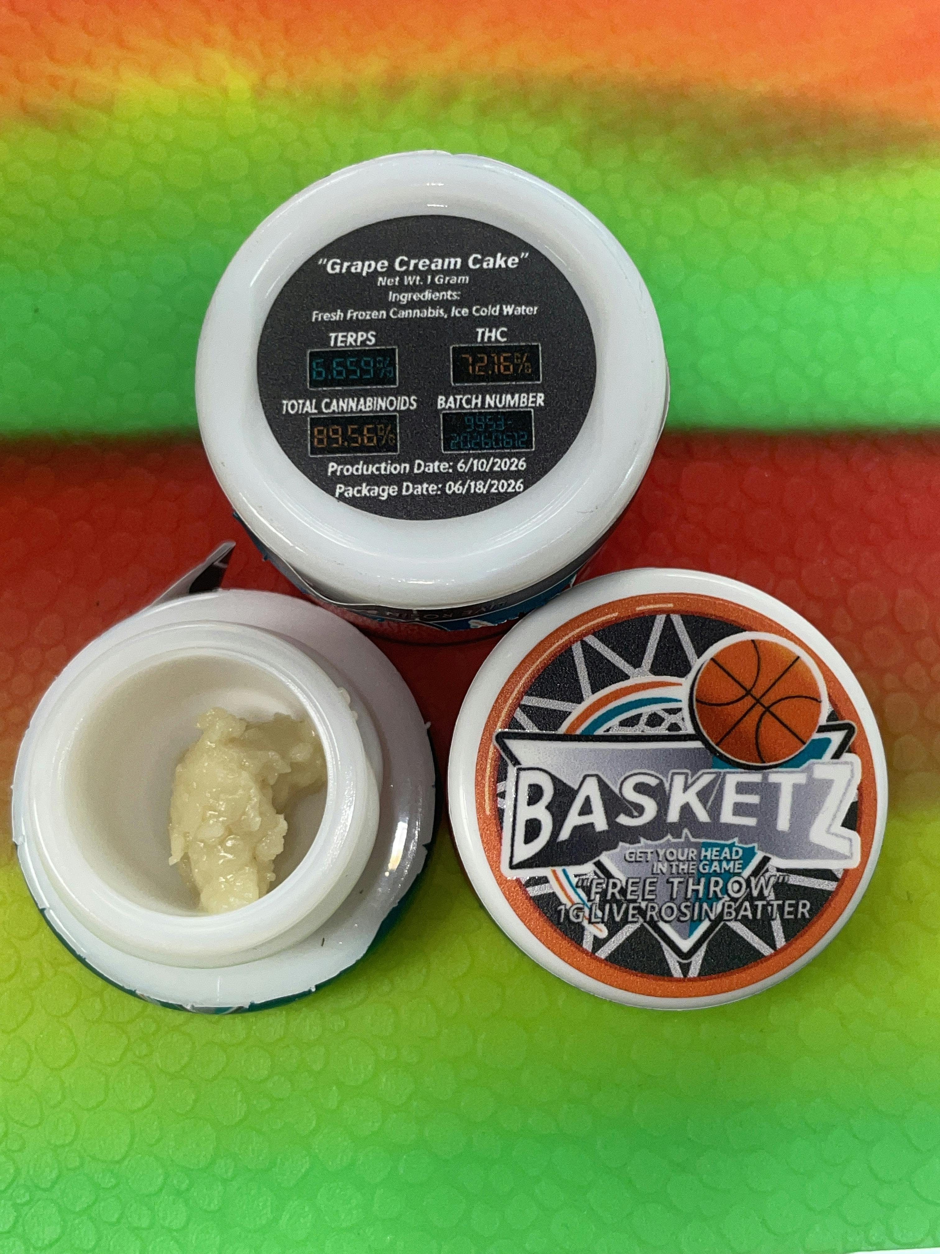 BASKETZ: 1G LIVE ROSIN