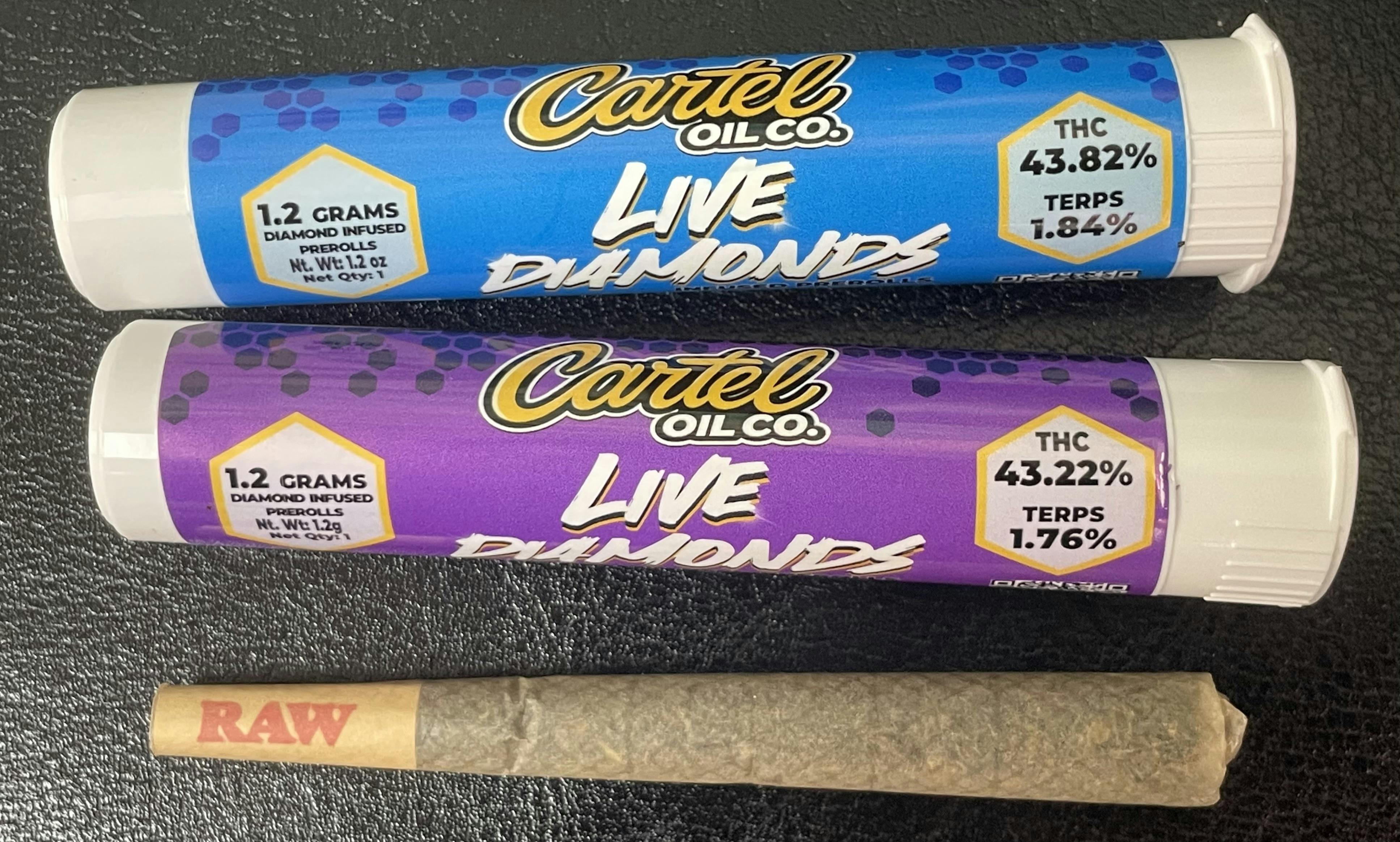 CARTEL: 1.2G DIAMOND INFUSED JOINT