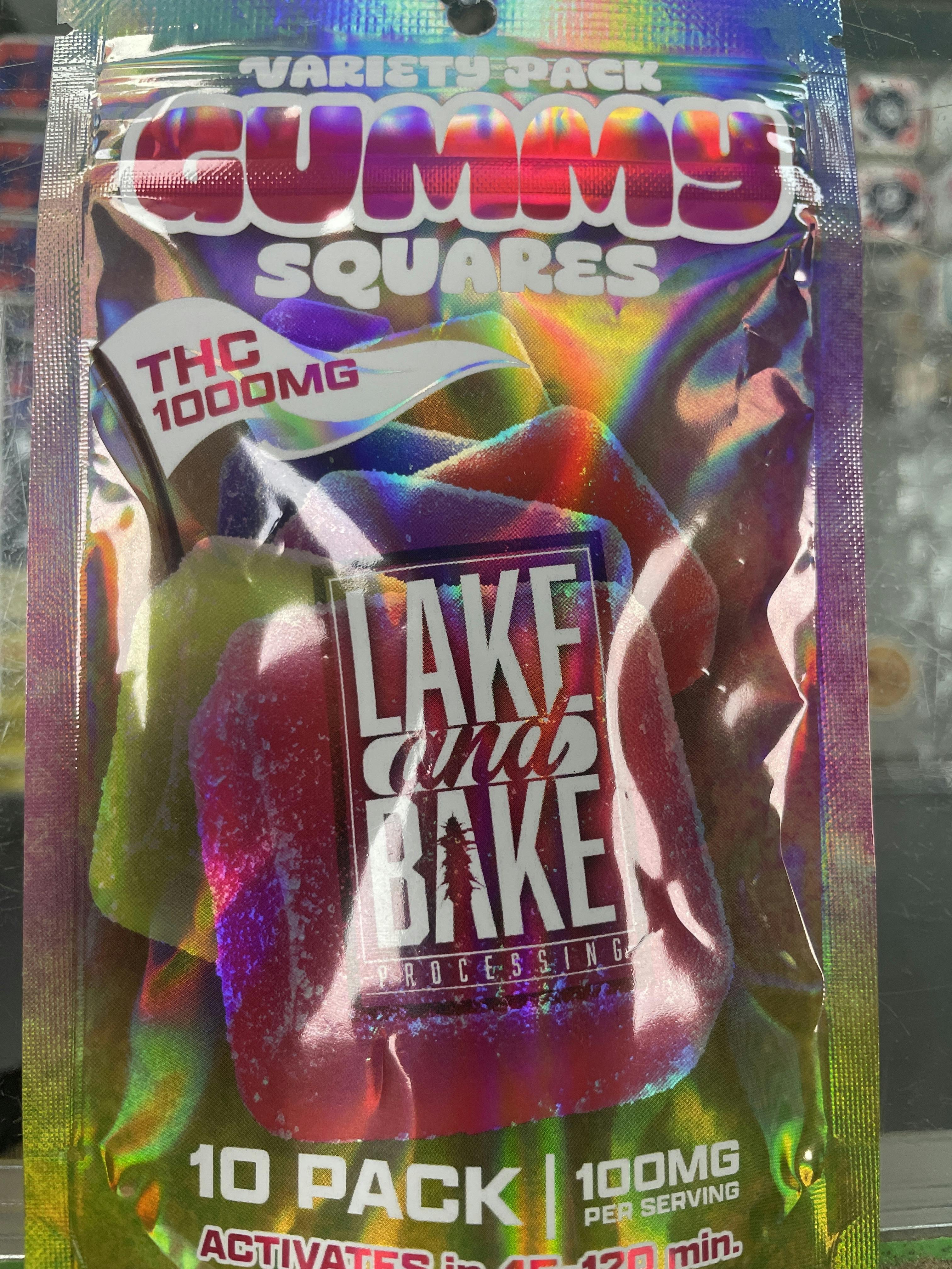 LAKE & BAKE: VARIETY PACK GUMMIES 100MG PER PIECE