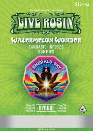 Emerald Sky | Watermelon Wonder | Live Rosin Gummies | 10pk