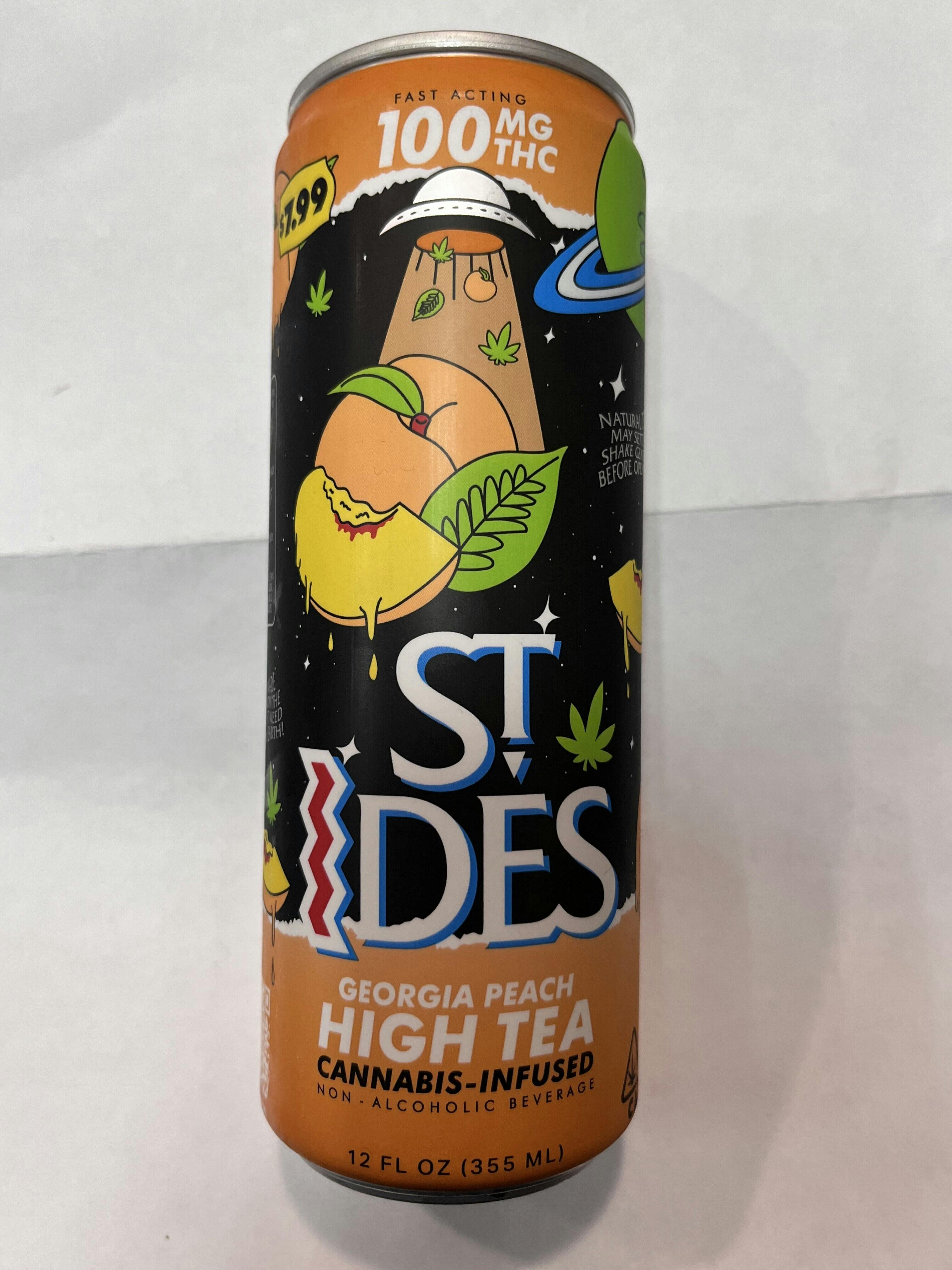 Georgia Peach High Tea | Non-Carbonated | 100mg | 12 fl oz