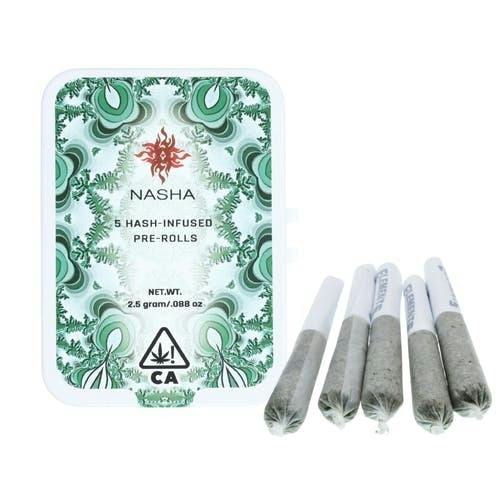 5pk Blue Cheese x Moroccan Peaches Hash Infused Prerolls