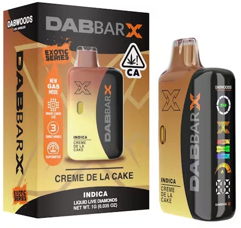VAPE- DABBAR X LIQUID LIVE DIAMONDS Créme De La Cake 2G